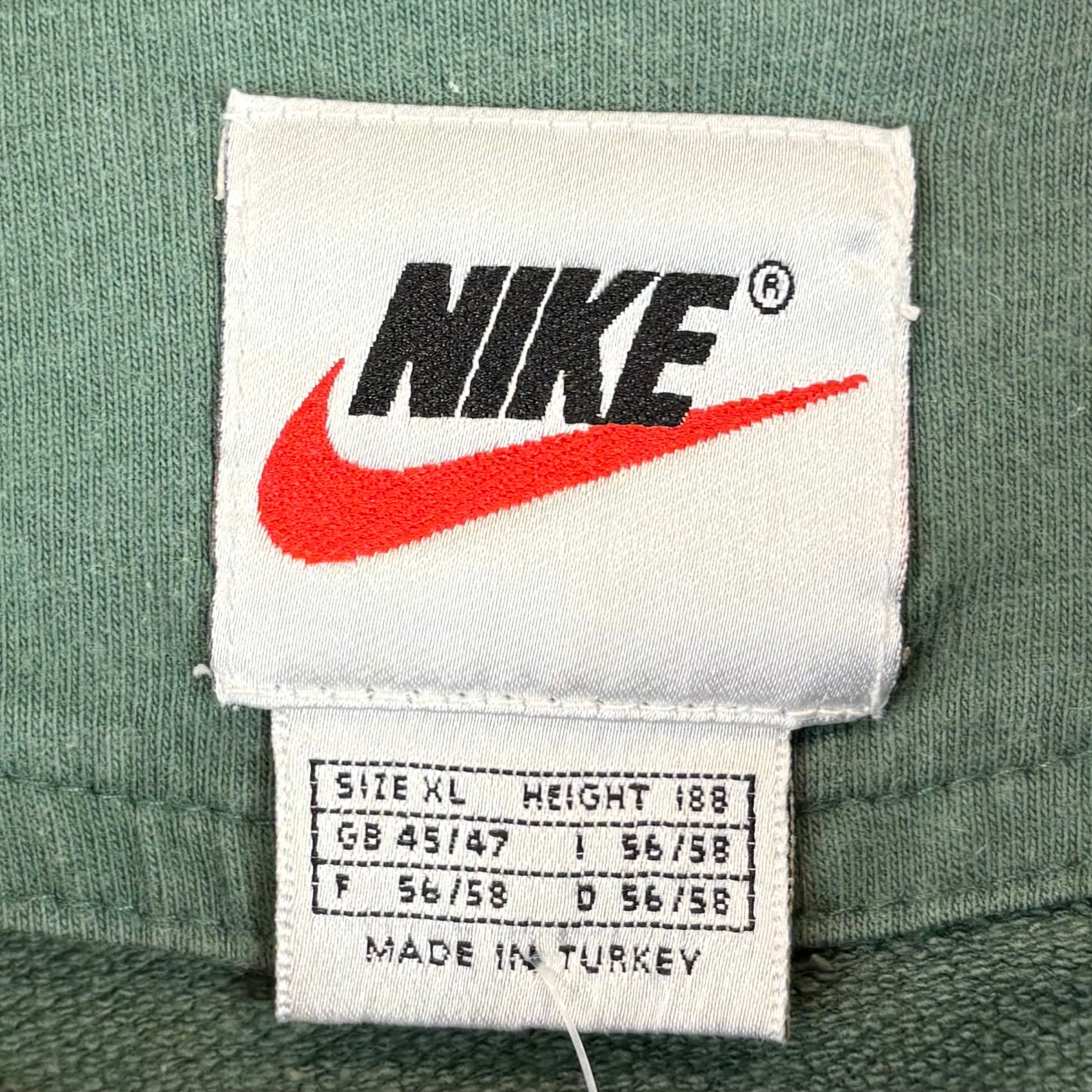Nike 90s Vintage Half Zip Sweater Grün XL - Vinverse