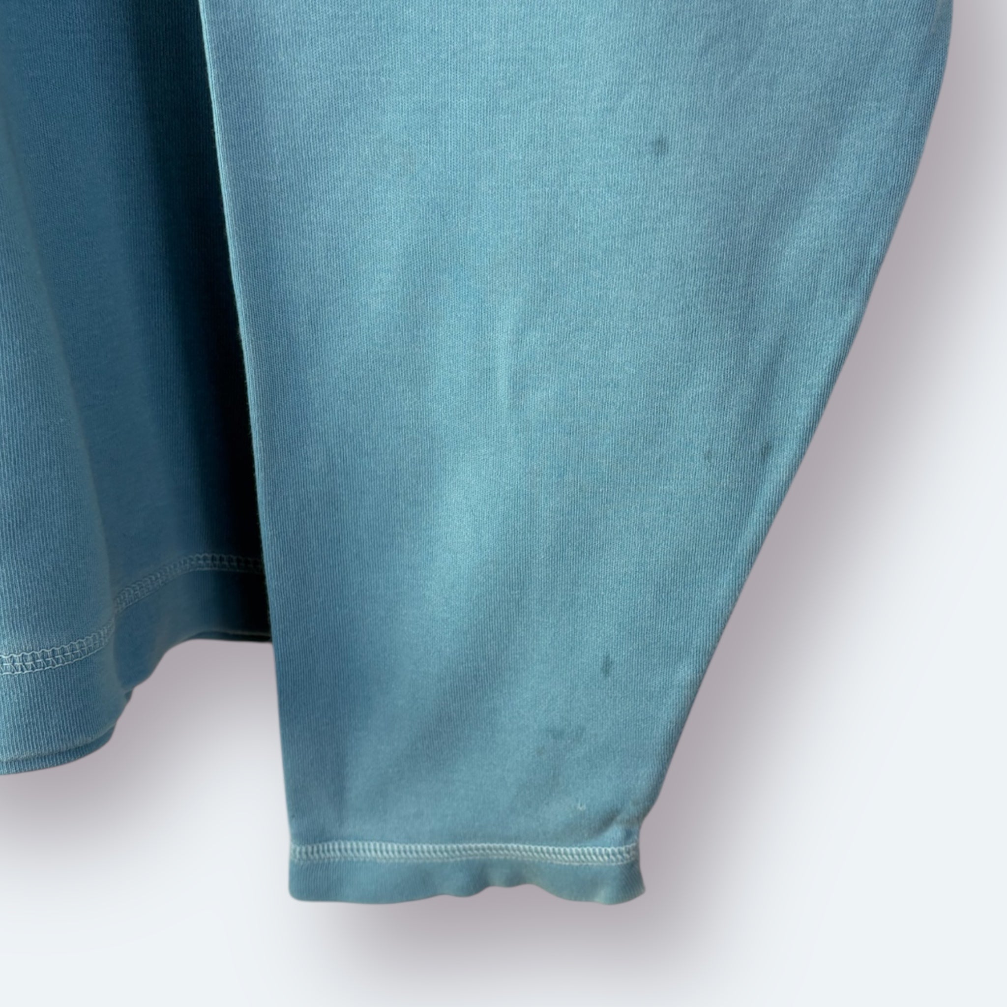 Adidas 90er Vintage Sweater bestickt Hellblau L - Vinverse