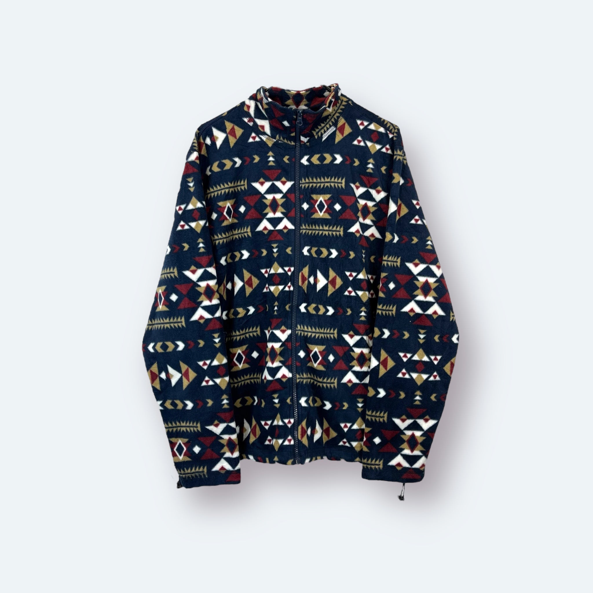 Vintage Fleece Jacke Bunt M - Vinverse