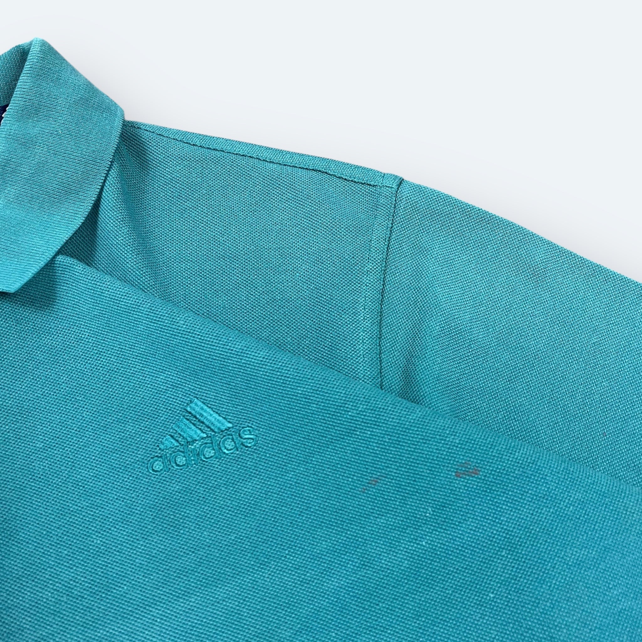 Adidas Vintage Polo Shirt Grün M - Vinverse