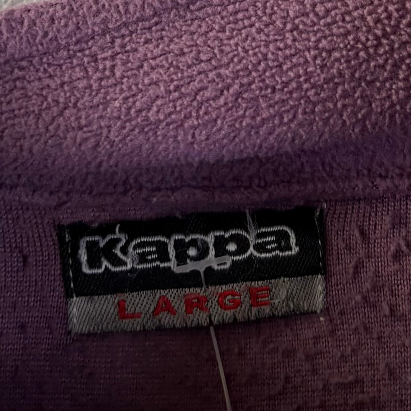 Kappa 2000er Fleece Jacke Lila Damen L - Vinverse