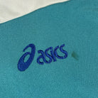 Ascis 90s Vintage Trainingsjacke Türkis Weiß XS - Vinverse