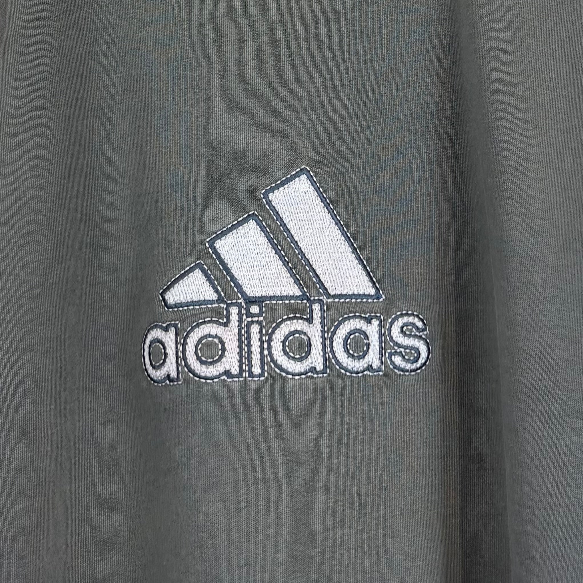 Adidas 2003 Big Logo Y2K Sweater L - Vinverse