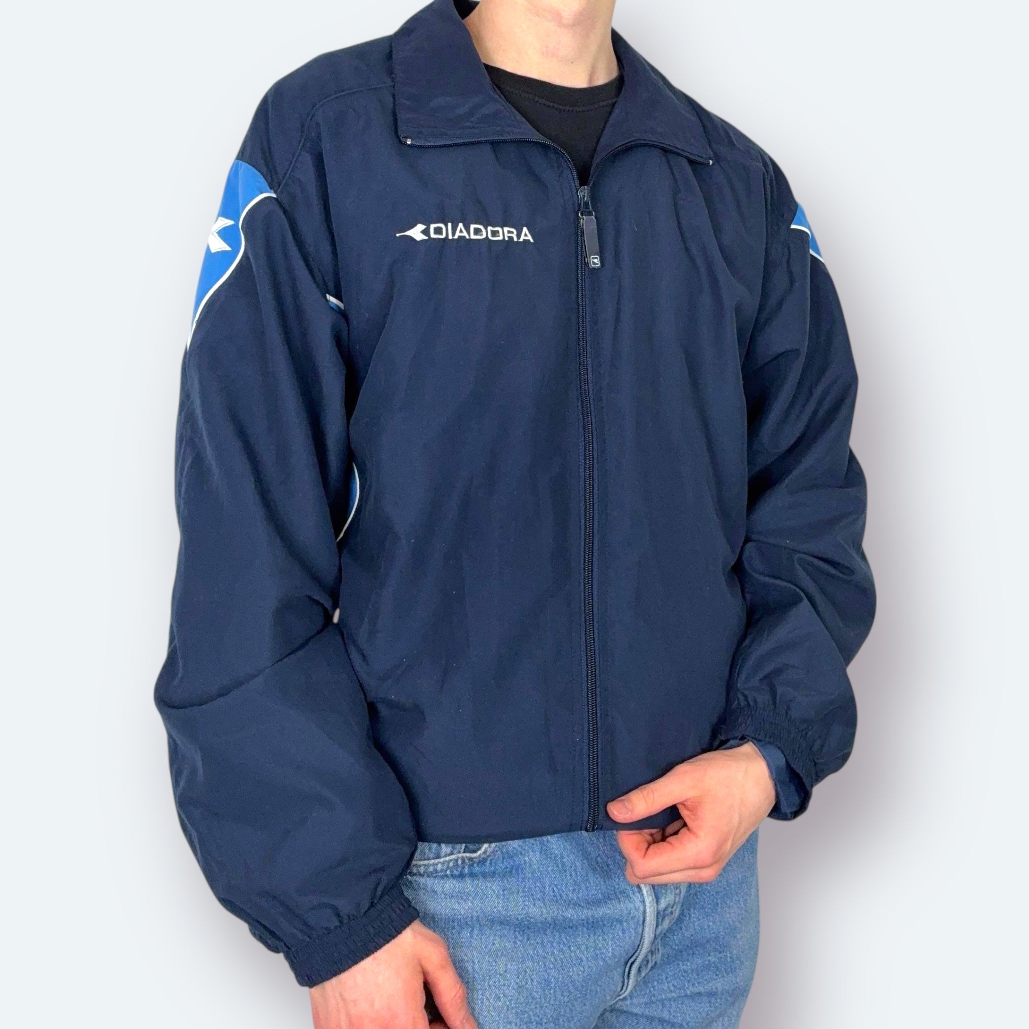 Diadora Vintage Trainingsjacke Blau L (???) - Vinverse