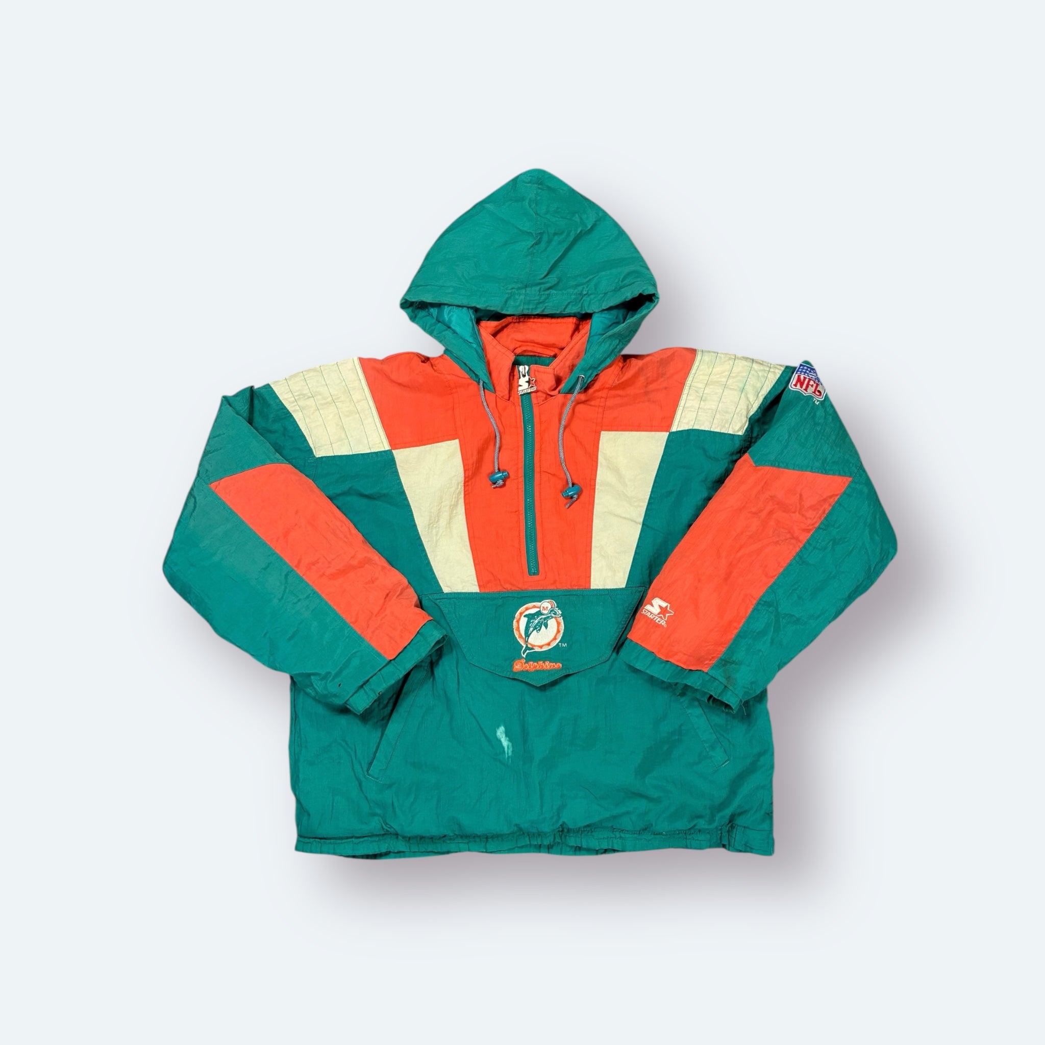 Vintage Pro Line by Starter Vintage Dolphins Jacke Türkis L - Vinverse