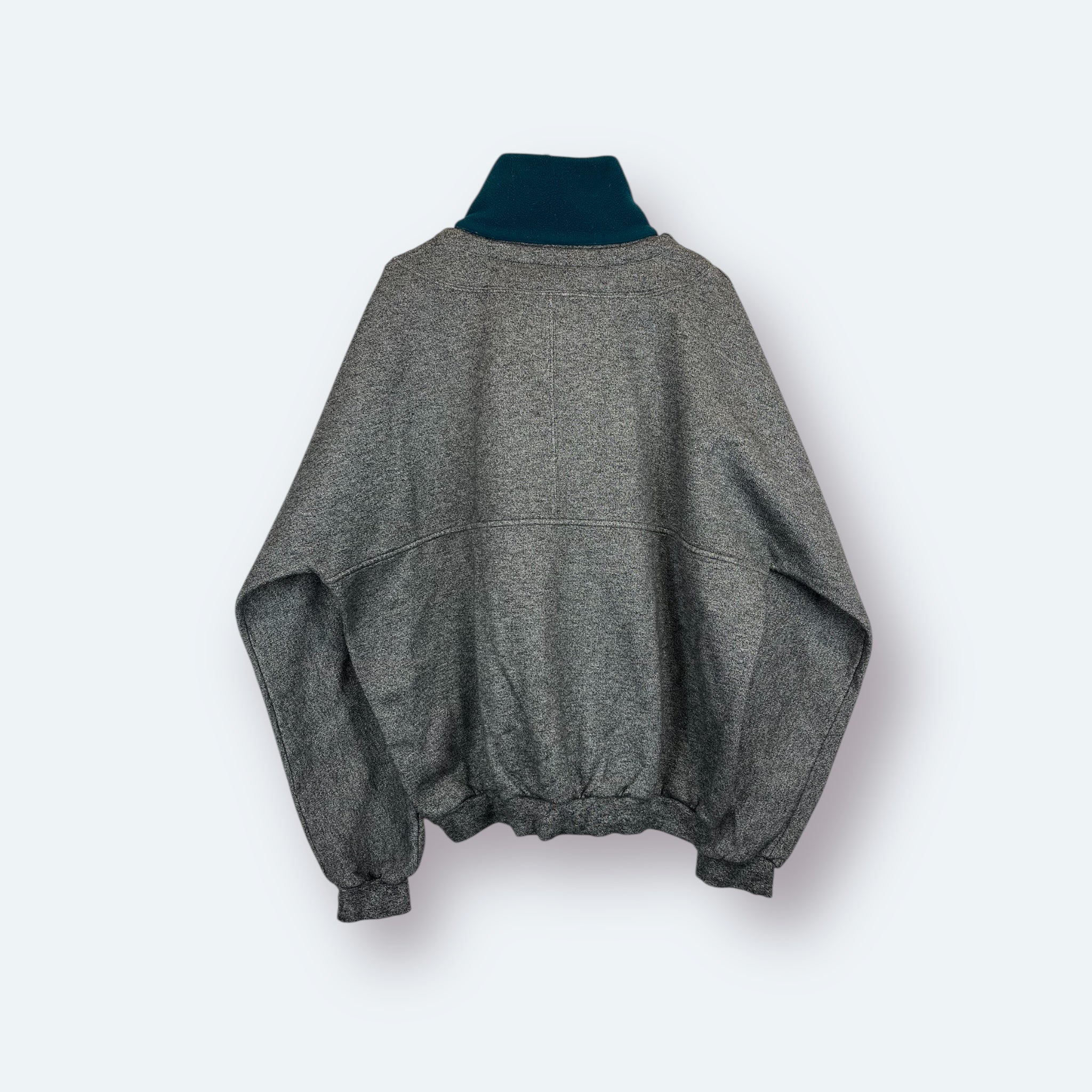 Lotto Vintage Half Zip Sweater bestickt Grau XL - Vinverse
