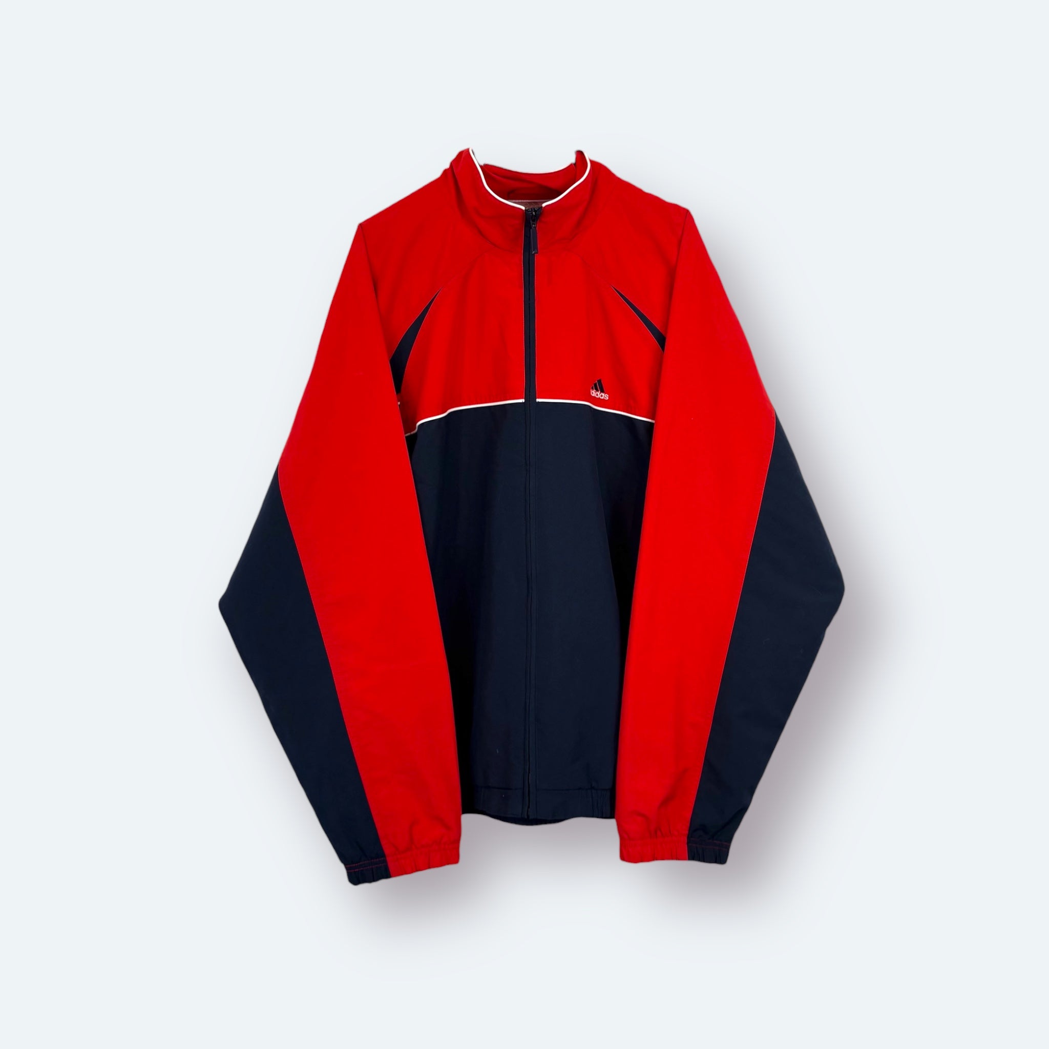 Adidas 2002 Y2K Trainingsjacke Rot Marineblau L - Vinverse