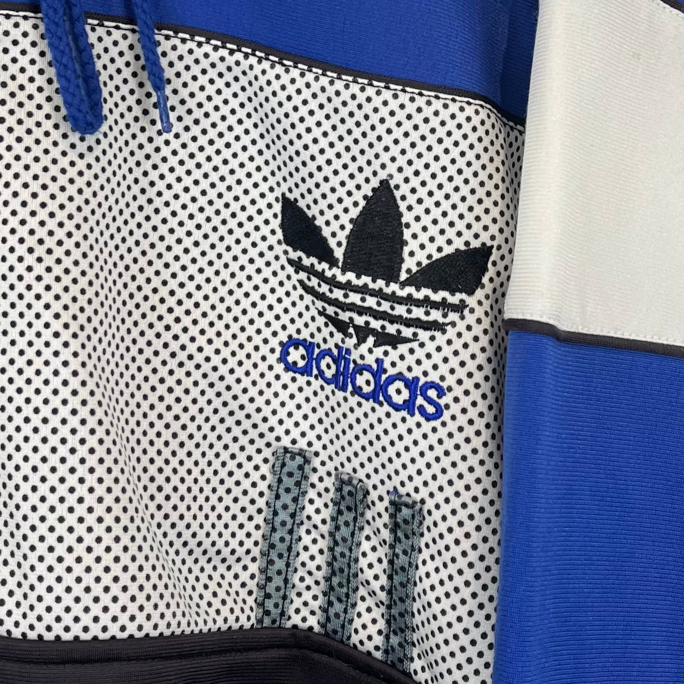 Adidas 80er Vintage Trainingsjacke Blau M - Vinverse