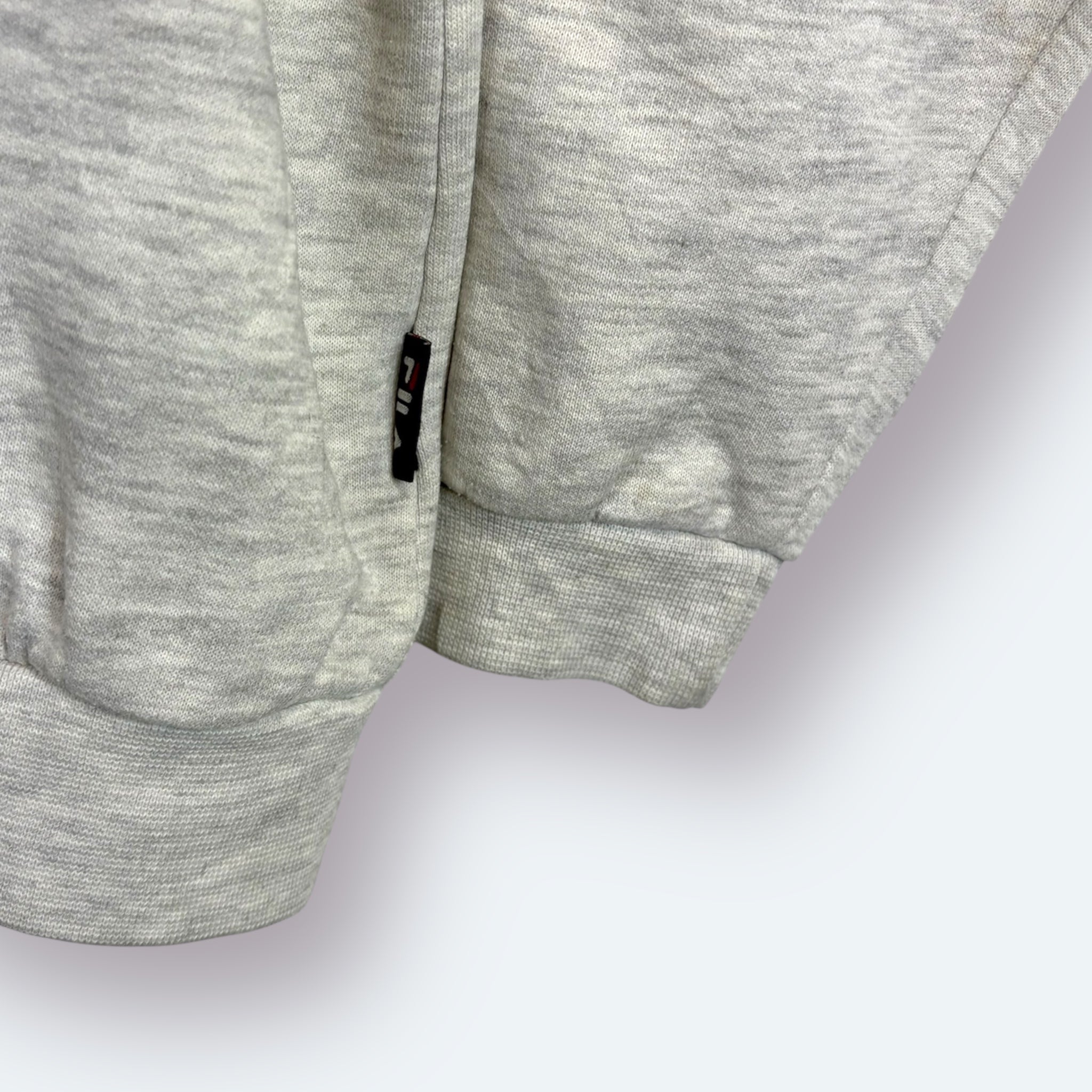 Fila 90s Vintage Sweater Big Logo Grau XL - Vinverse