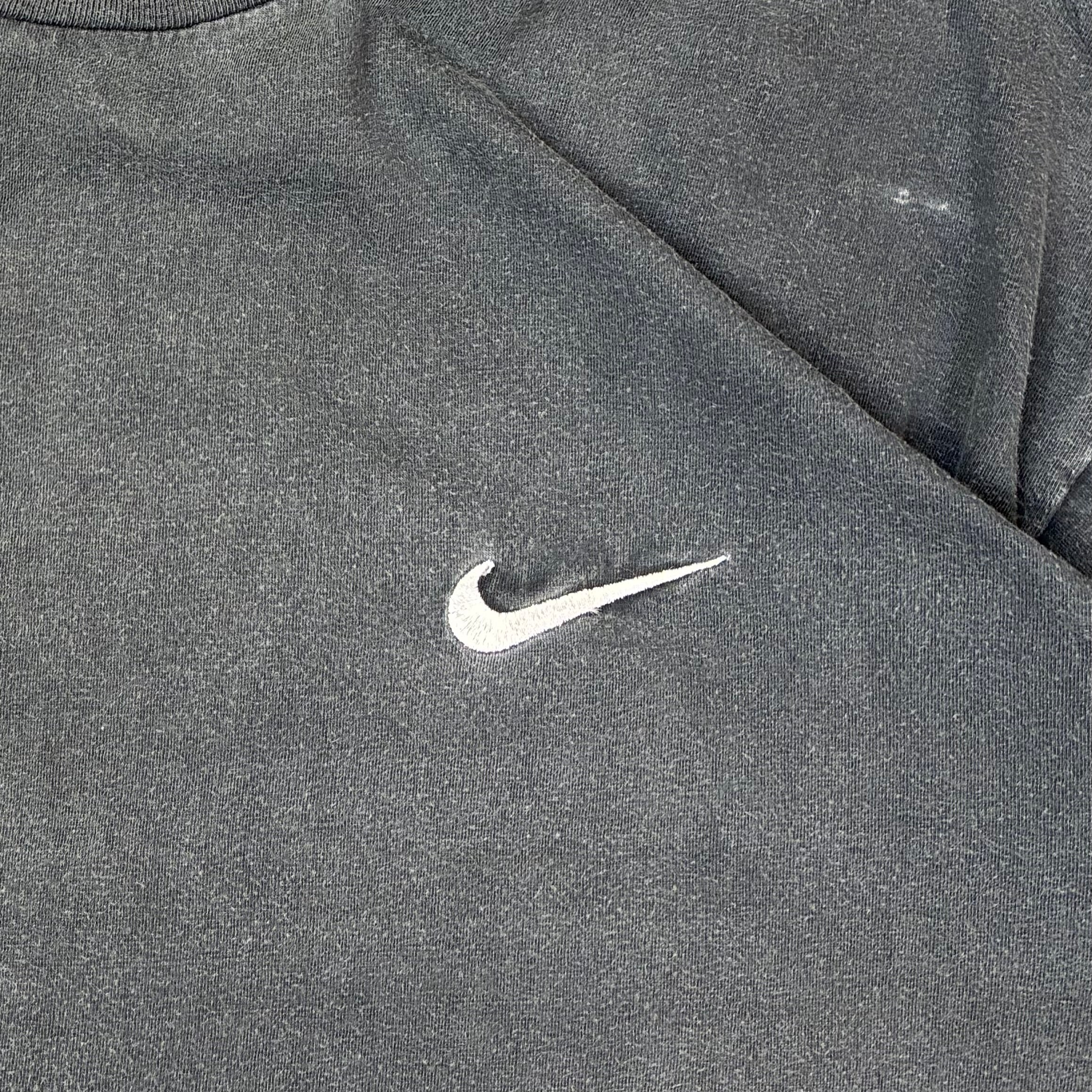 Nike 90s Vintage Shirt Washed Grau XL - Vinverse