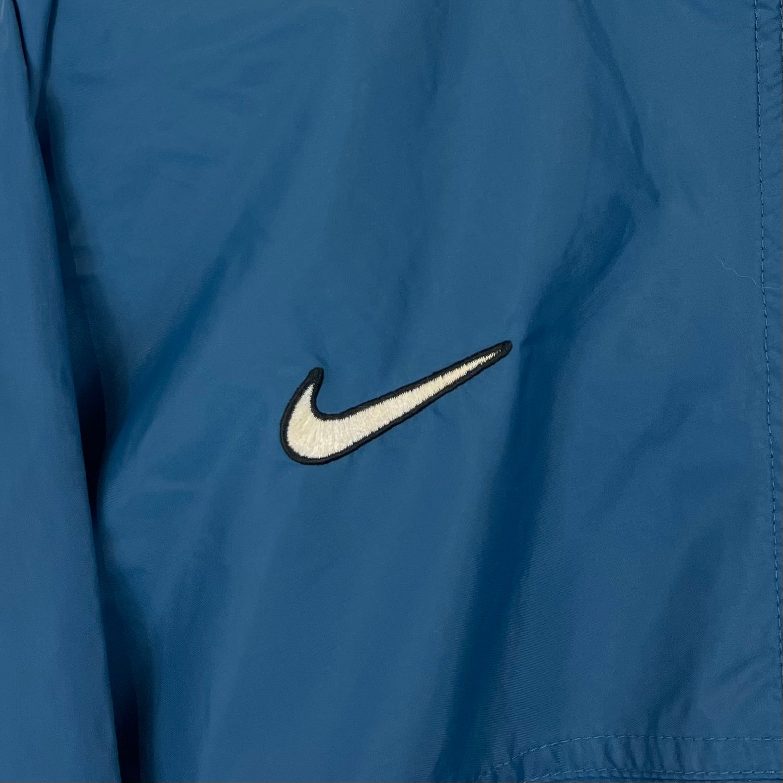 Nike Team 90s Vintage Windbreaker Blau M - Vinverse