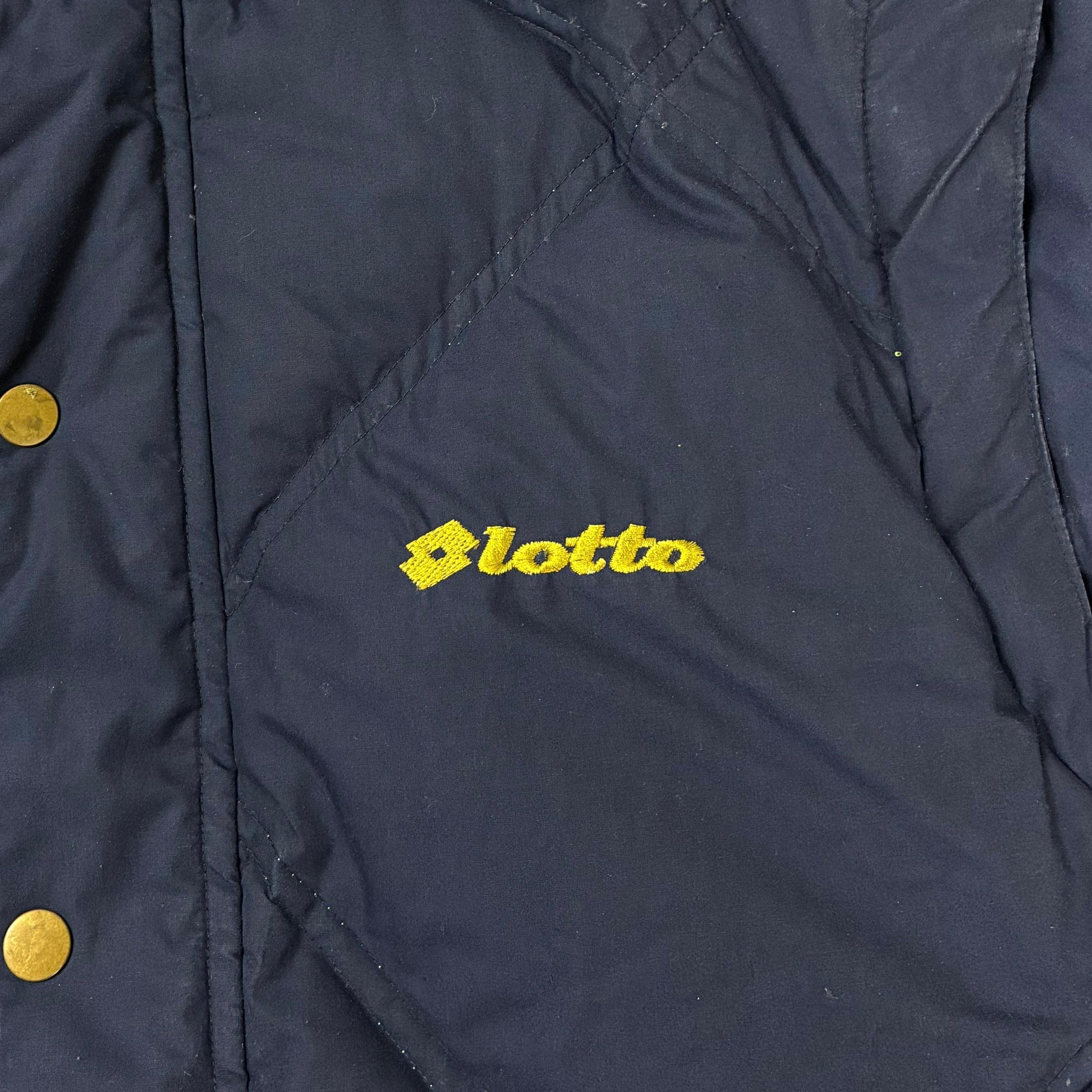 Lotto 90s Vintage Daunen Wendejacke Marineblau L - Vinverse