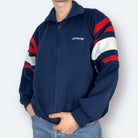 Adidas 80s Vintage Trainingsjacke Marineblau L - Vinverse