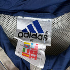 Adidas Vintage Trainingsjacke Beige Marineblau M - Vinverse