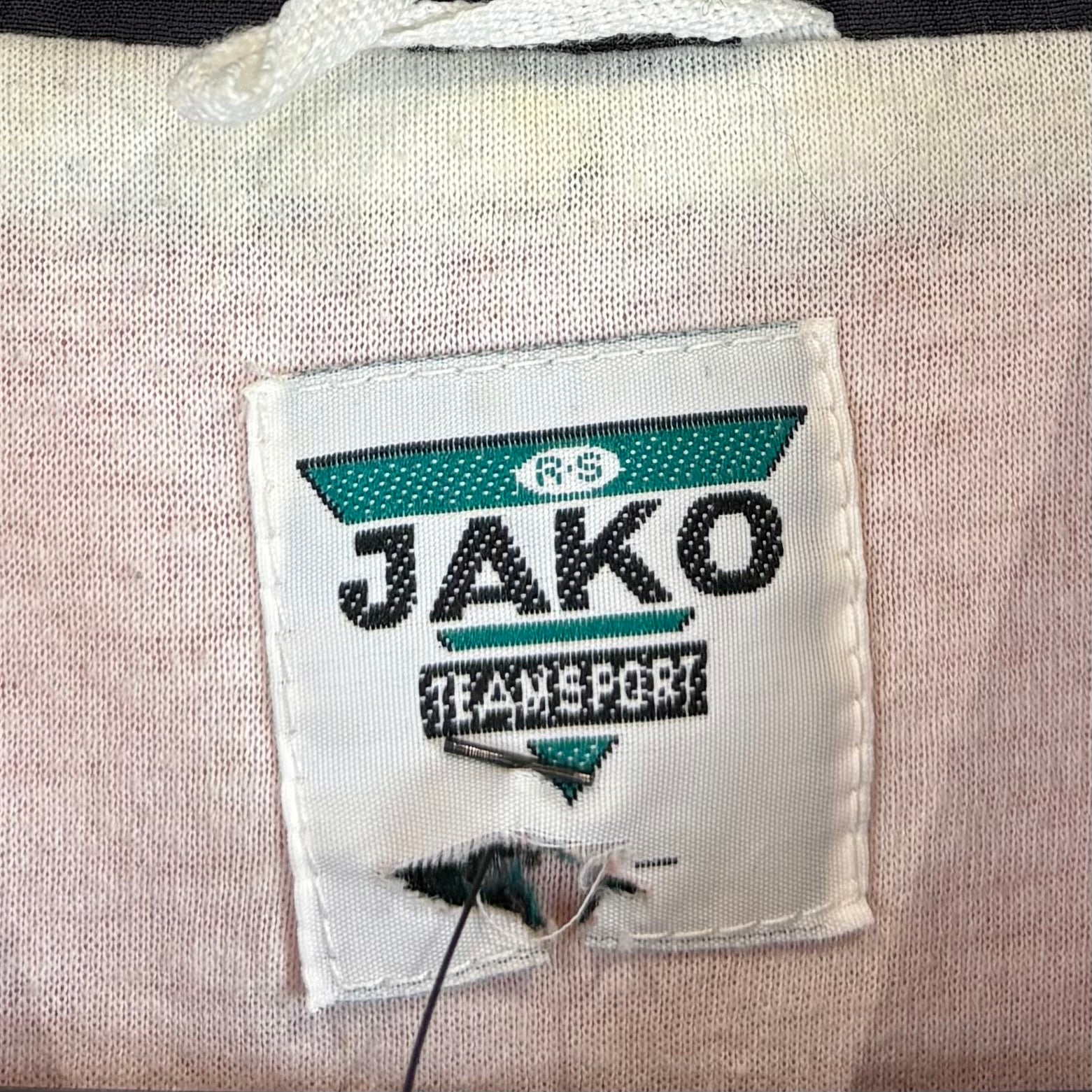 Jako 90s Vintage Trainingsjacke Weiß Orange Marineblau XL - Vinverse