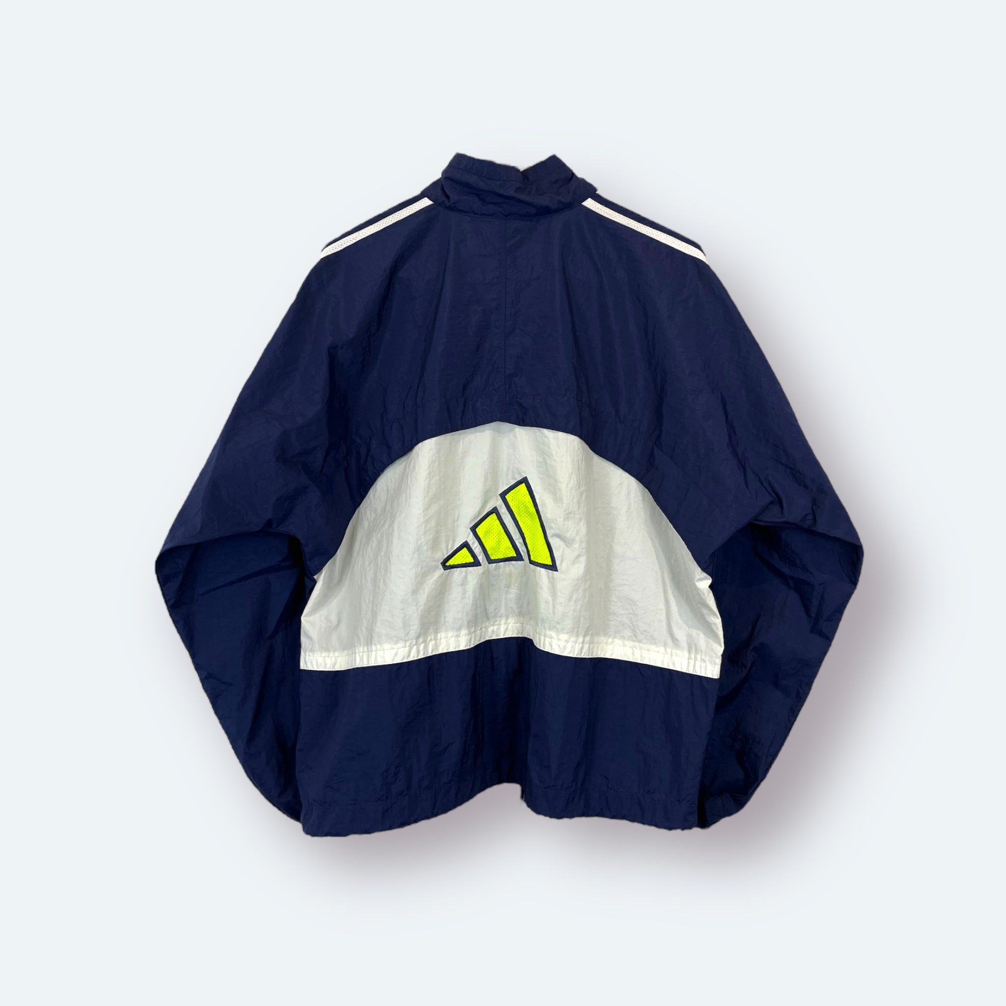 Adidas 90er Vintage Trainingsjacke Blau S - Vinverse