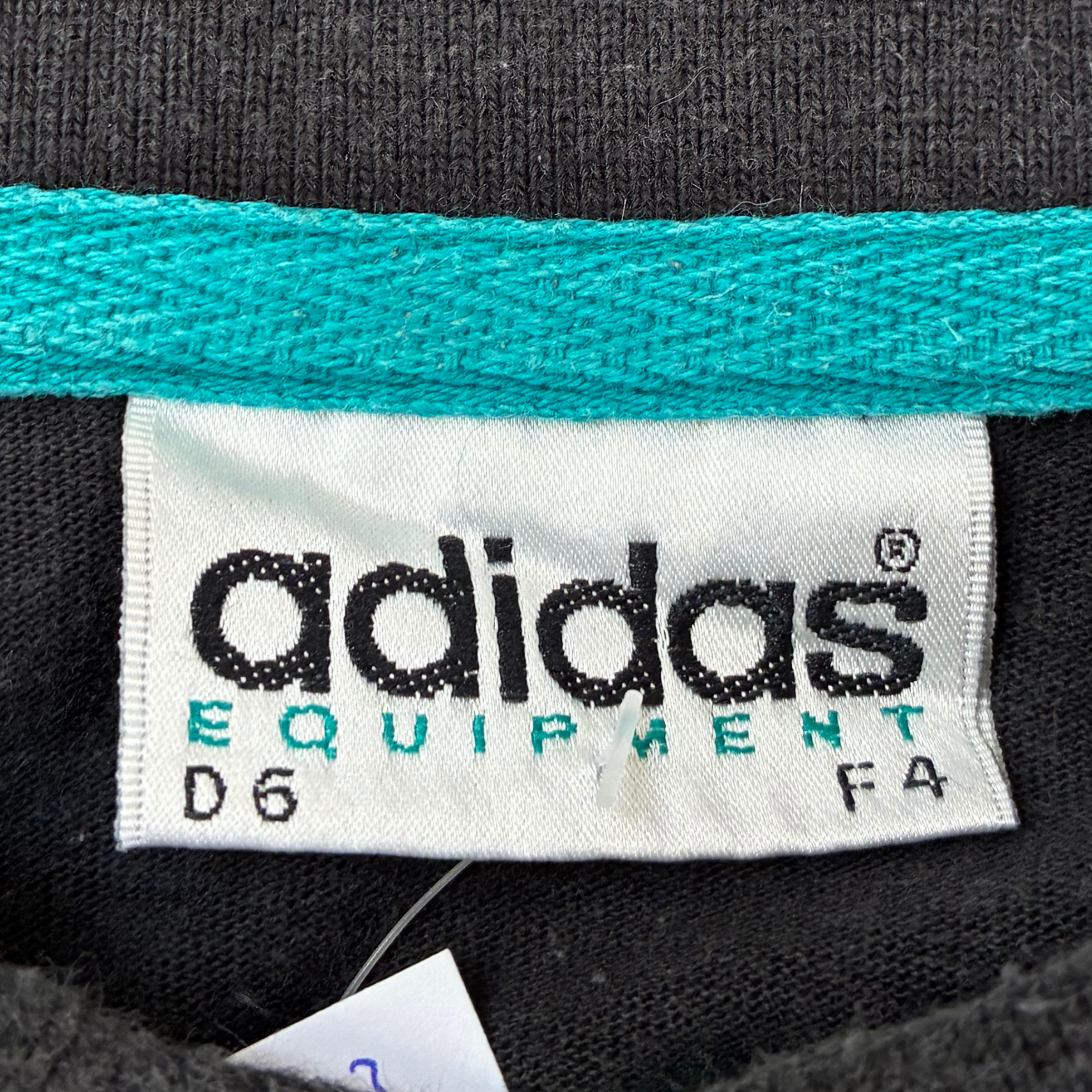Adidas Equipment 90er Vintage Polo Shirt Schwarz M - Vinverse