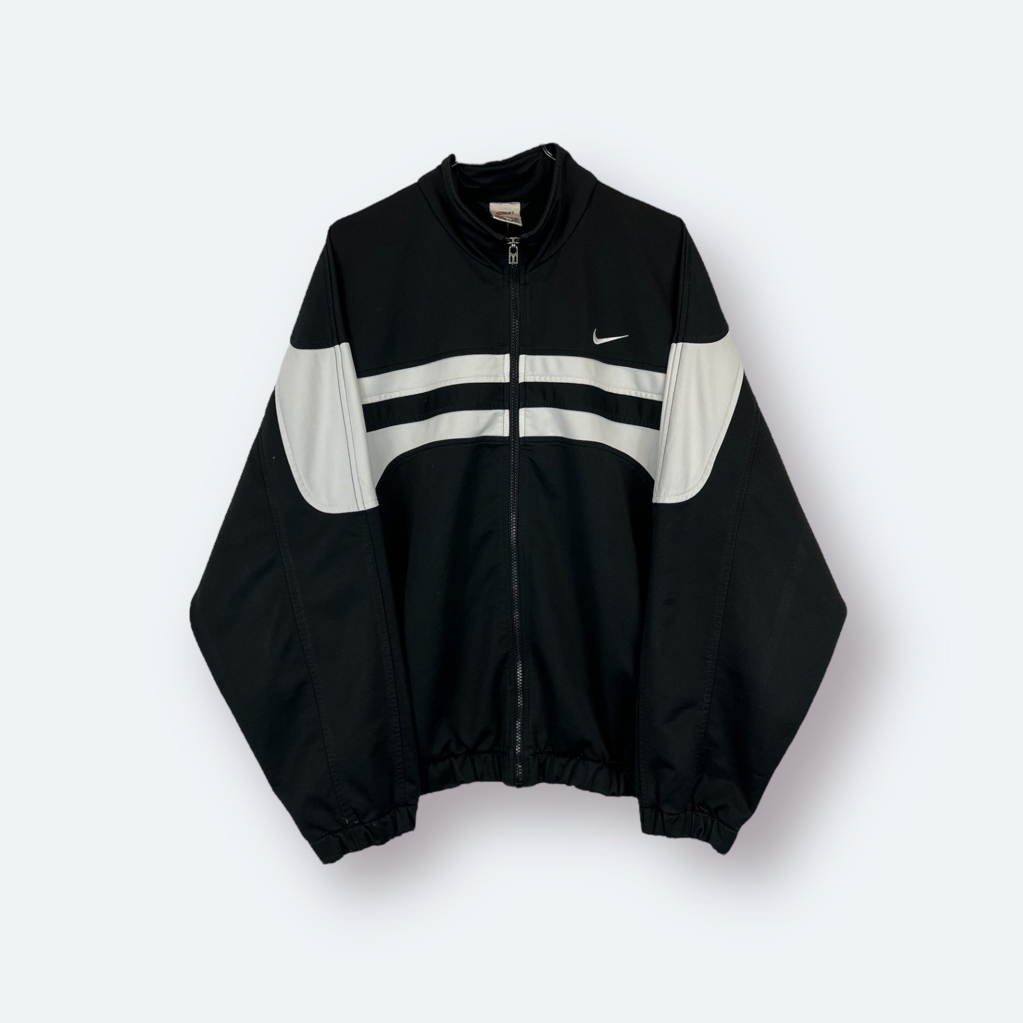 Nike 90s Vintage Trainingsjacke Schwarz M - Vinverse
