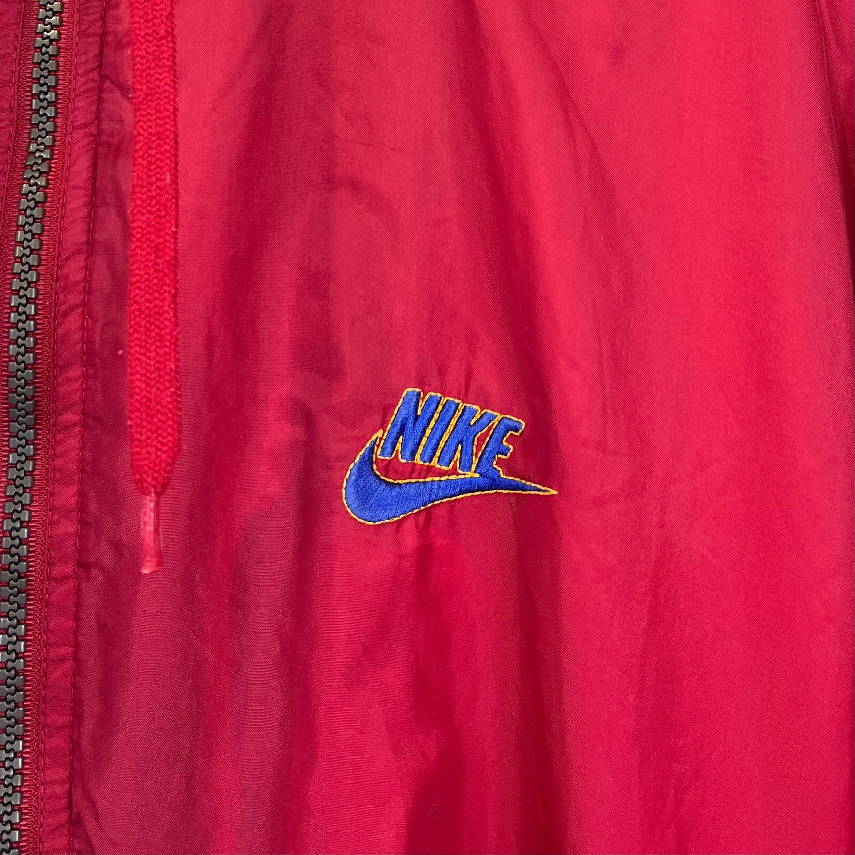 Nike 90s Vintage Trainingsjacke Rot L - Vinverse