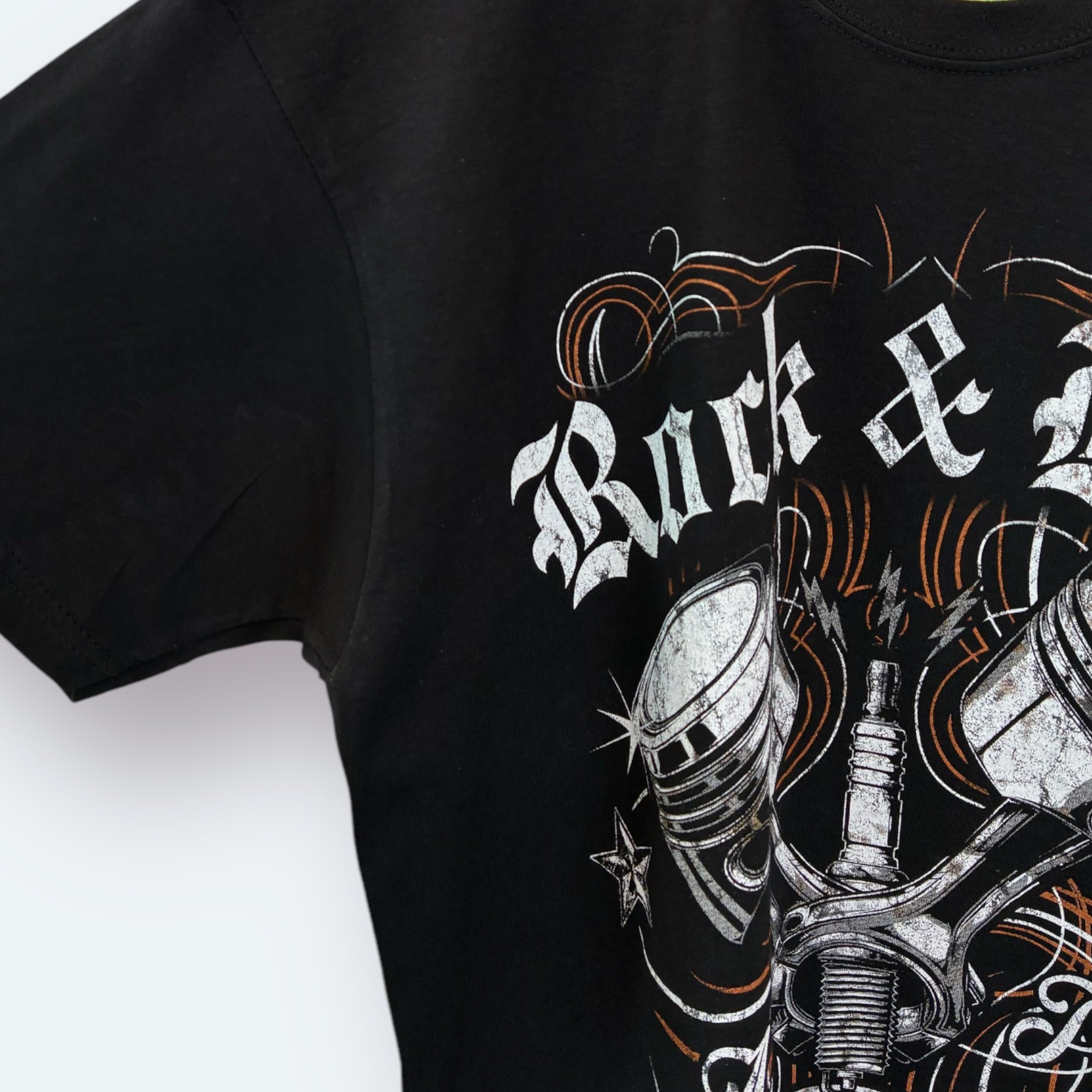 Printed T-Shirt Rock & Roll M - Vinverse