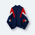 Nike 90s Vintage Trainingsjacke Marineblau Rot L - Vinverse