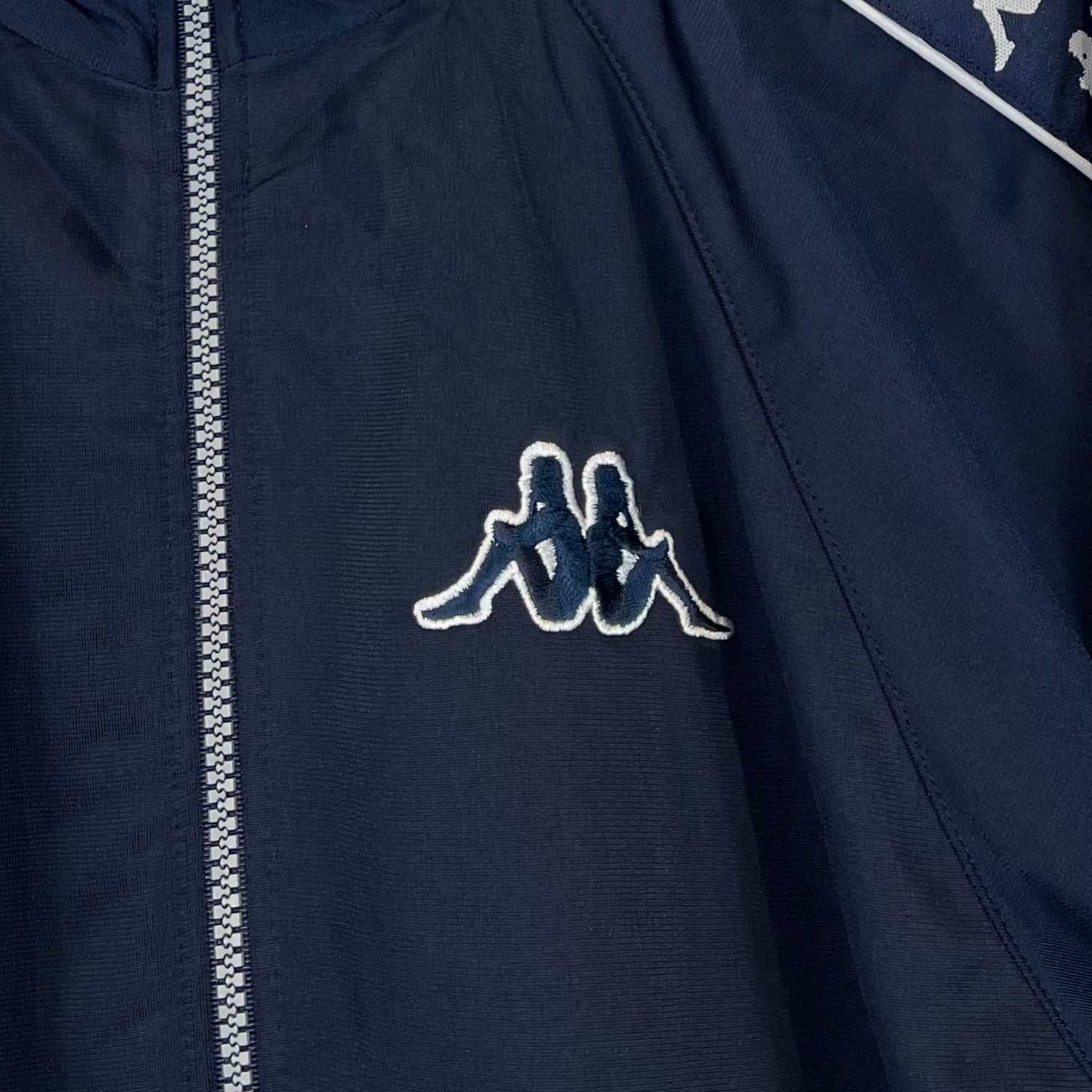 Kappa 90er Vintage Trainingsjacke Blau S - Vinverse