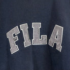 Fila Big Logo Sweater Marineblau S - Vinverse