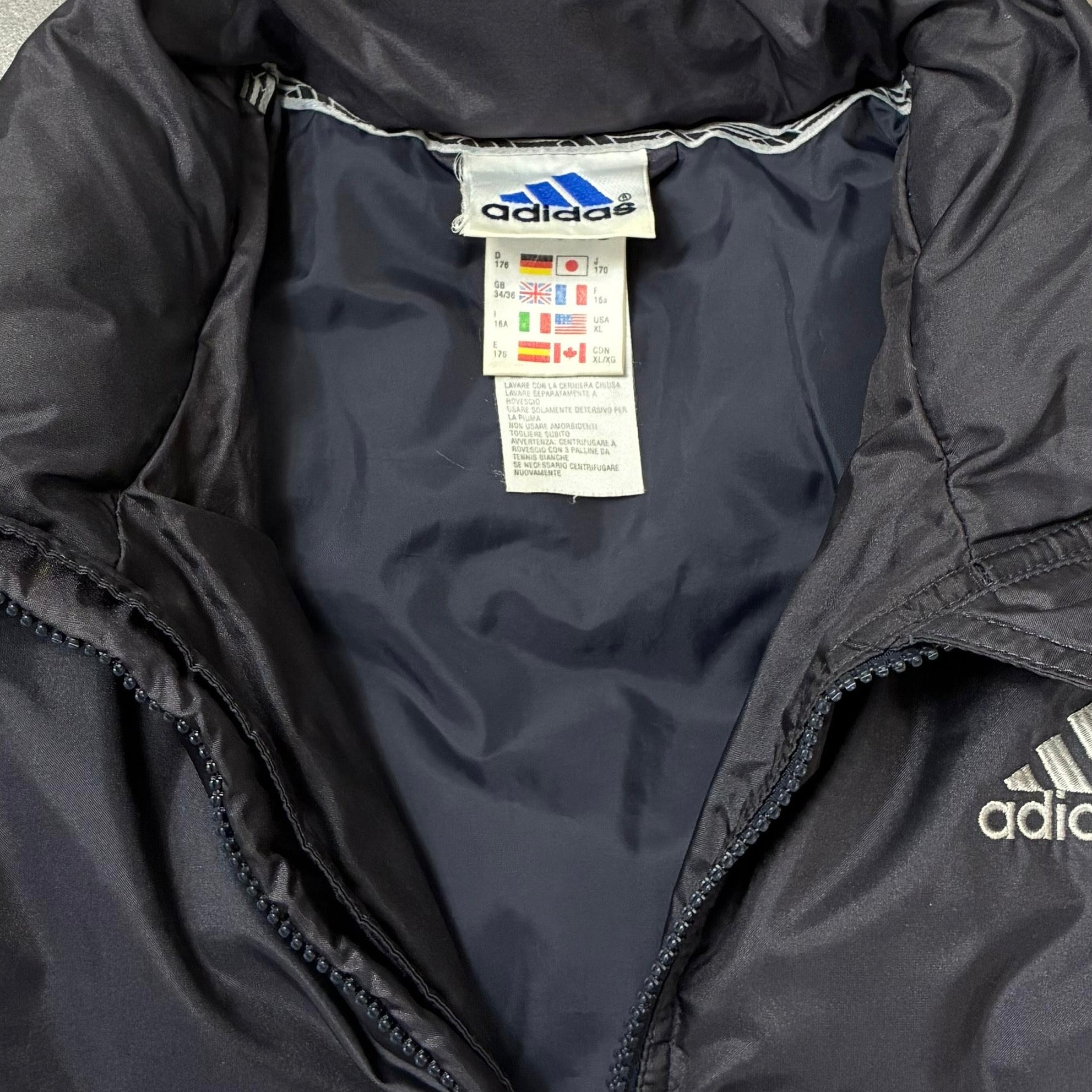 Adidas 2000 Vintage Daunenjacke Schwarz XL - Vinverse