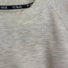 Fila 90s Vintage Sweater Big Logo Grau XL - Vinverse