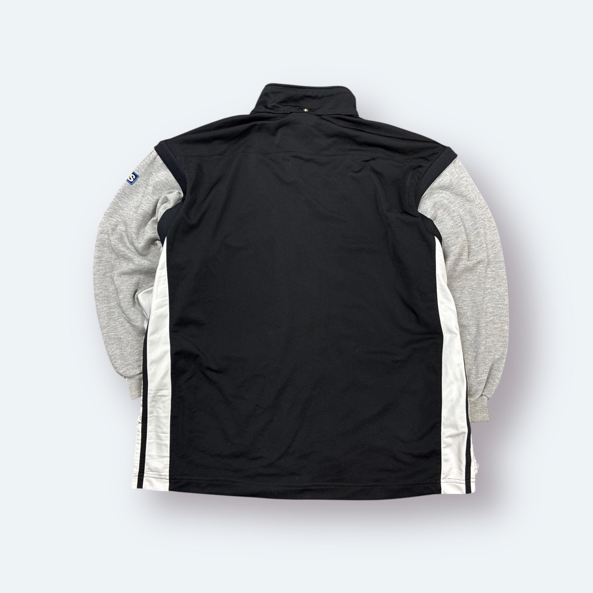 Adidas 90er Vintage Trainingsjacke bestickt Schwarz XL - Vinverse