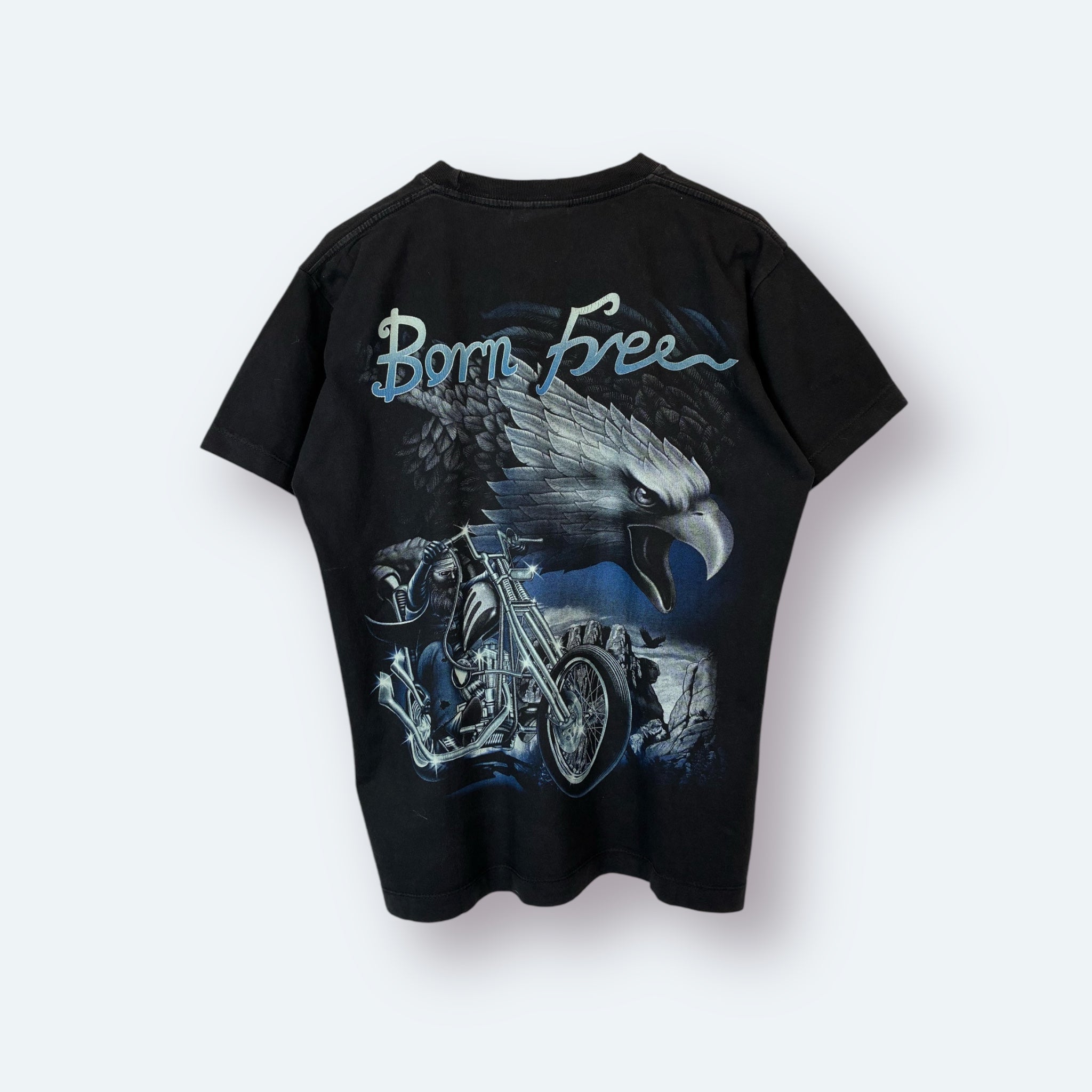 Printed Motorcycle Tee Born Free M - Vinverse