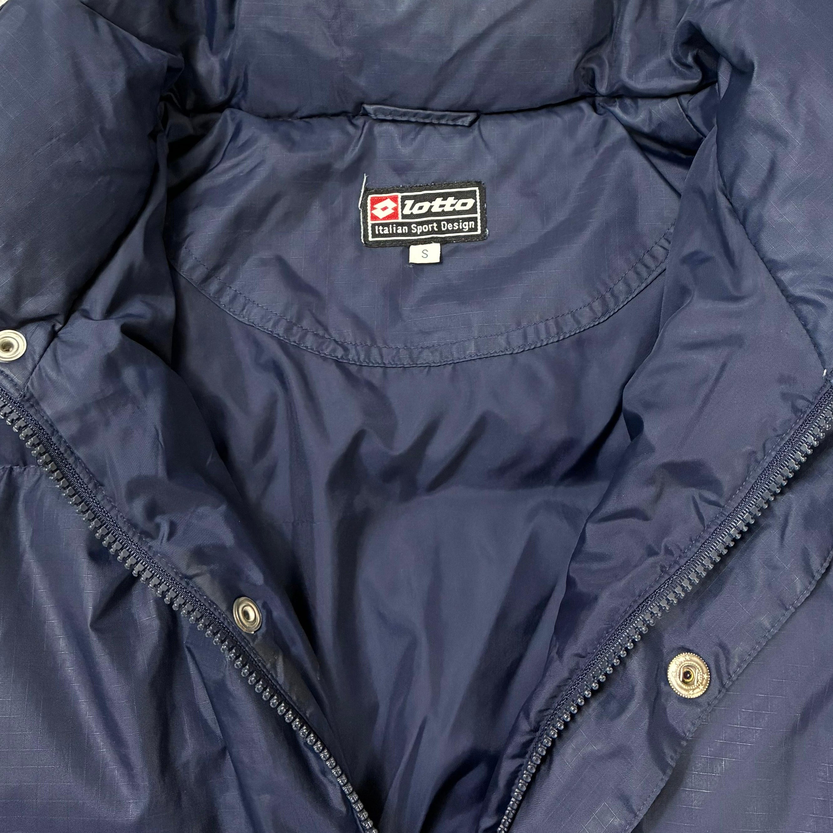 Lotto 2000s Vintage Daunenjacke Marineblau S - Vinverse