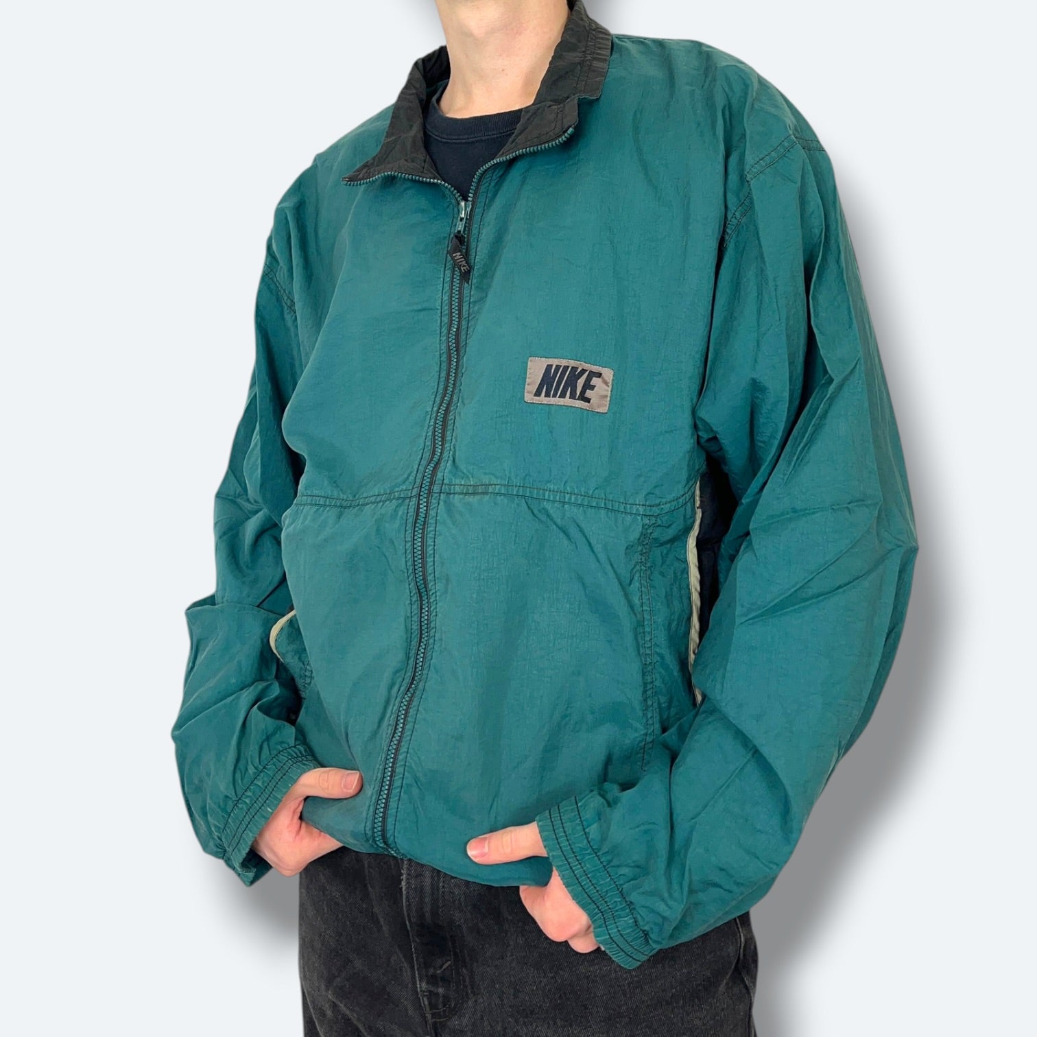 Nike Retro Trainingsjacke Grün XL - Vinverse