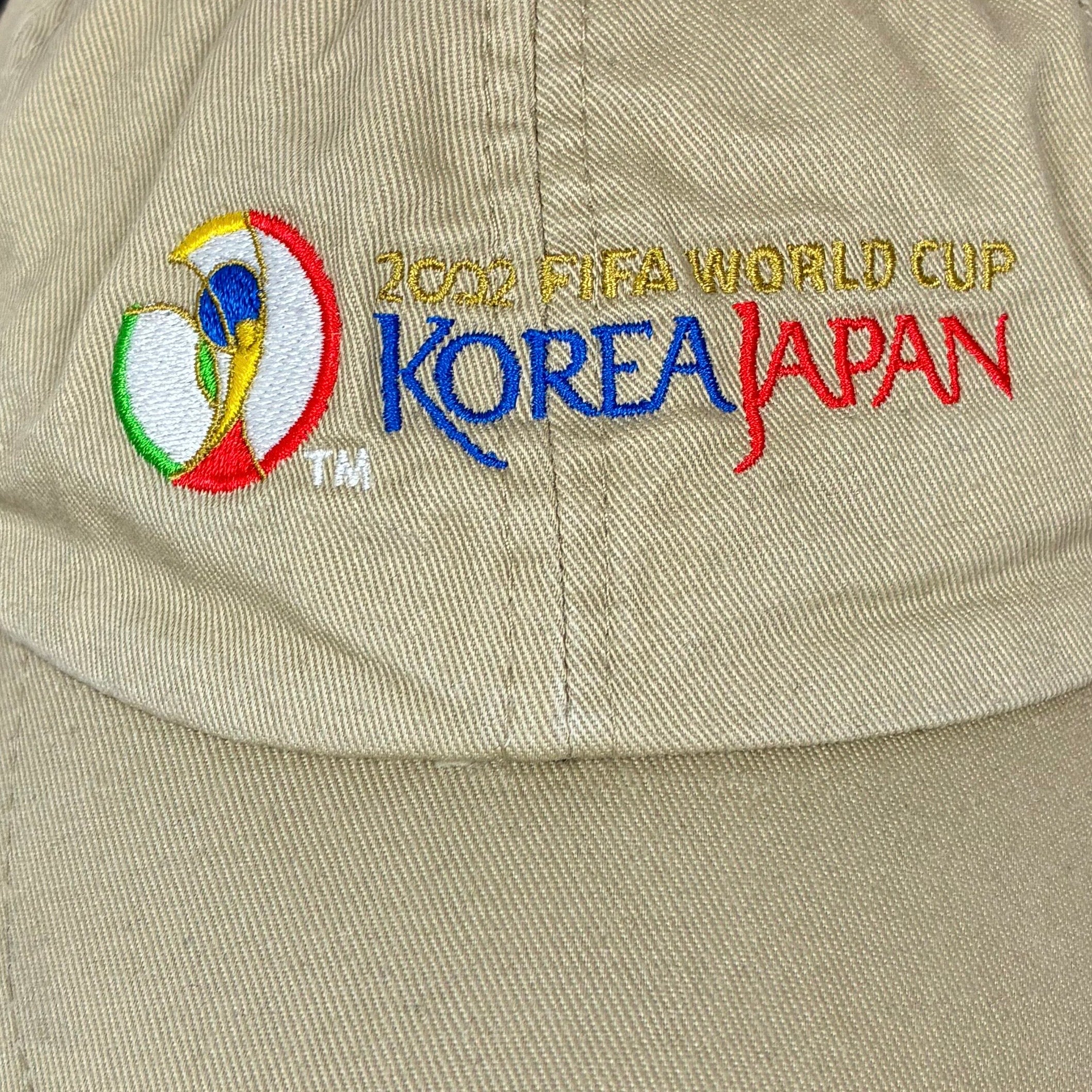 Vintage 2002 Fifa World Cup Korea Japan Cap Hellbraun - Vinverse