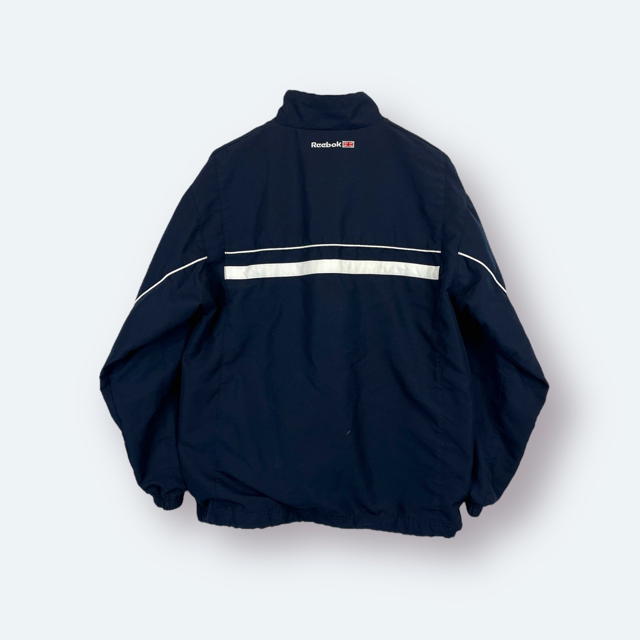 Reebok Trainingsjacke bestickt Blau S - Vinverse