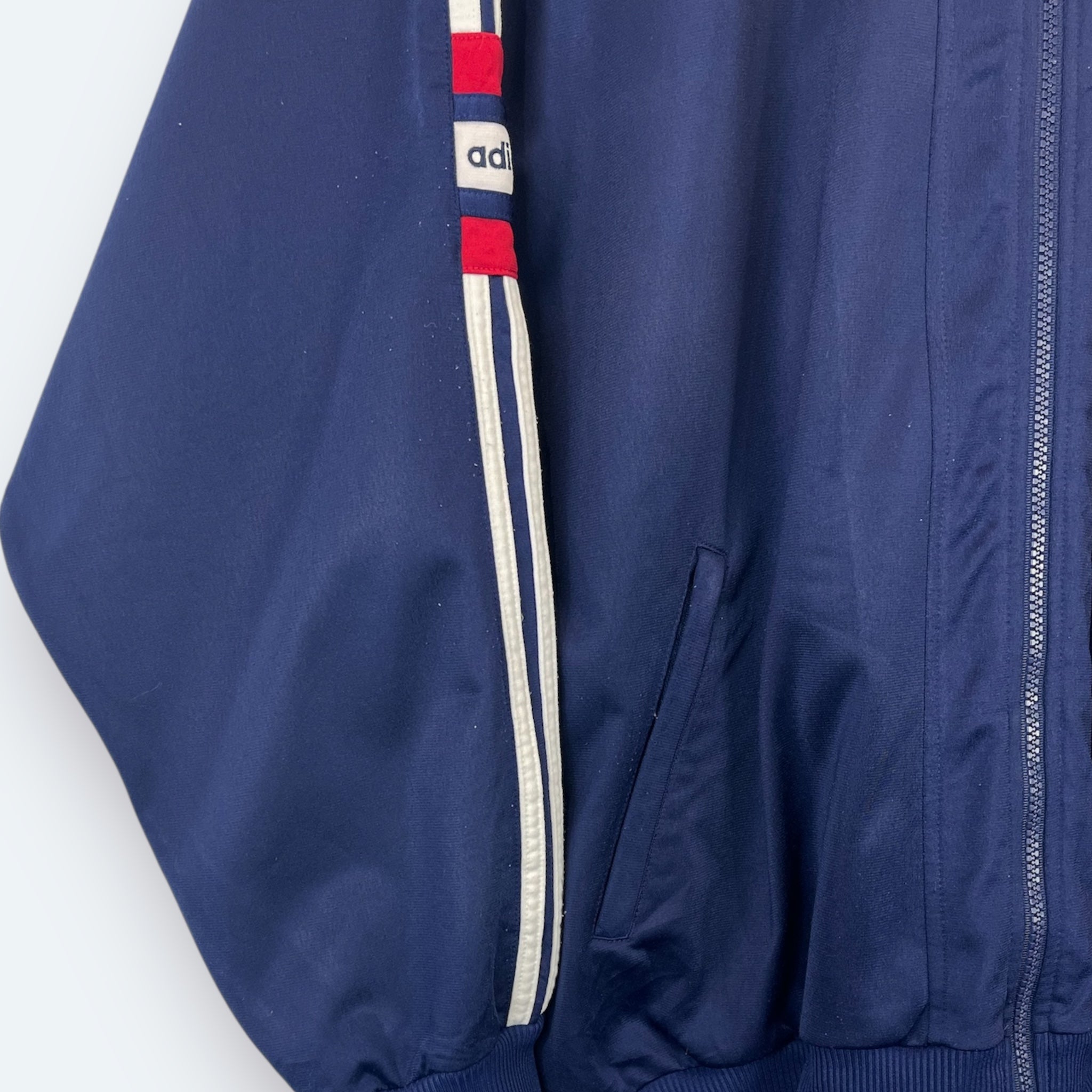 Adidas 90s Vintage Trainingsjacke Marineblau L - Vinverse