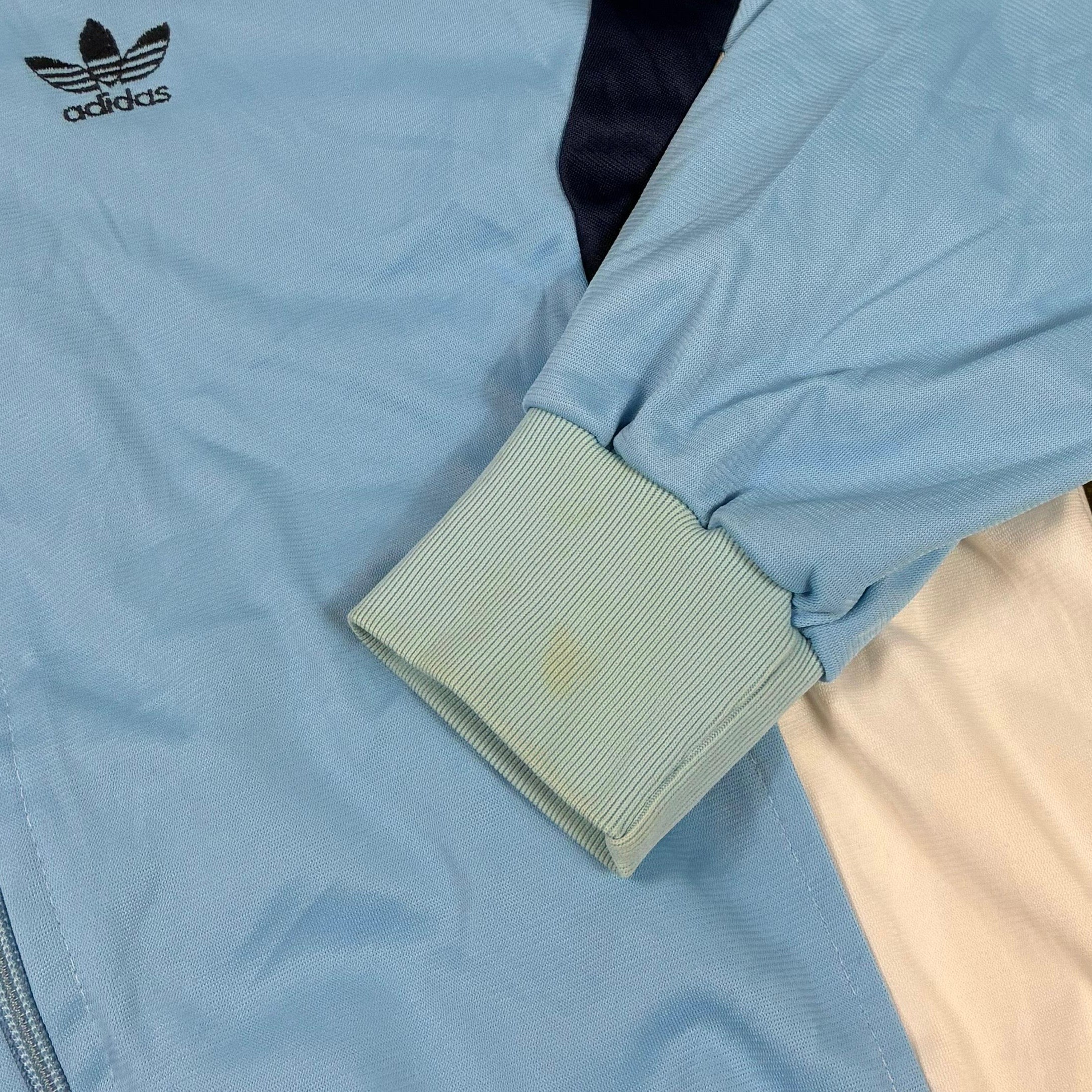 Adidas 80s Vintage Trainingsjacke Hellblau M - Vinverse