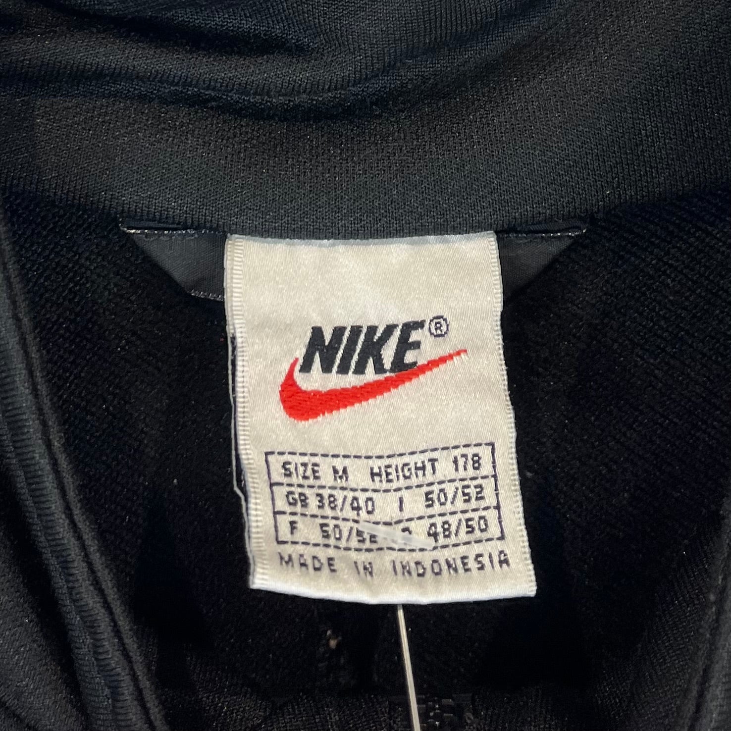 Nike 90s Vintage Trainingsjacke Schwarz M - Vinverse