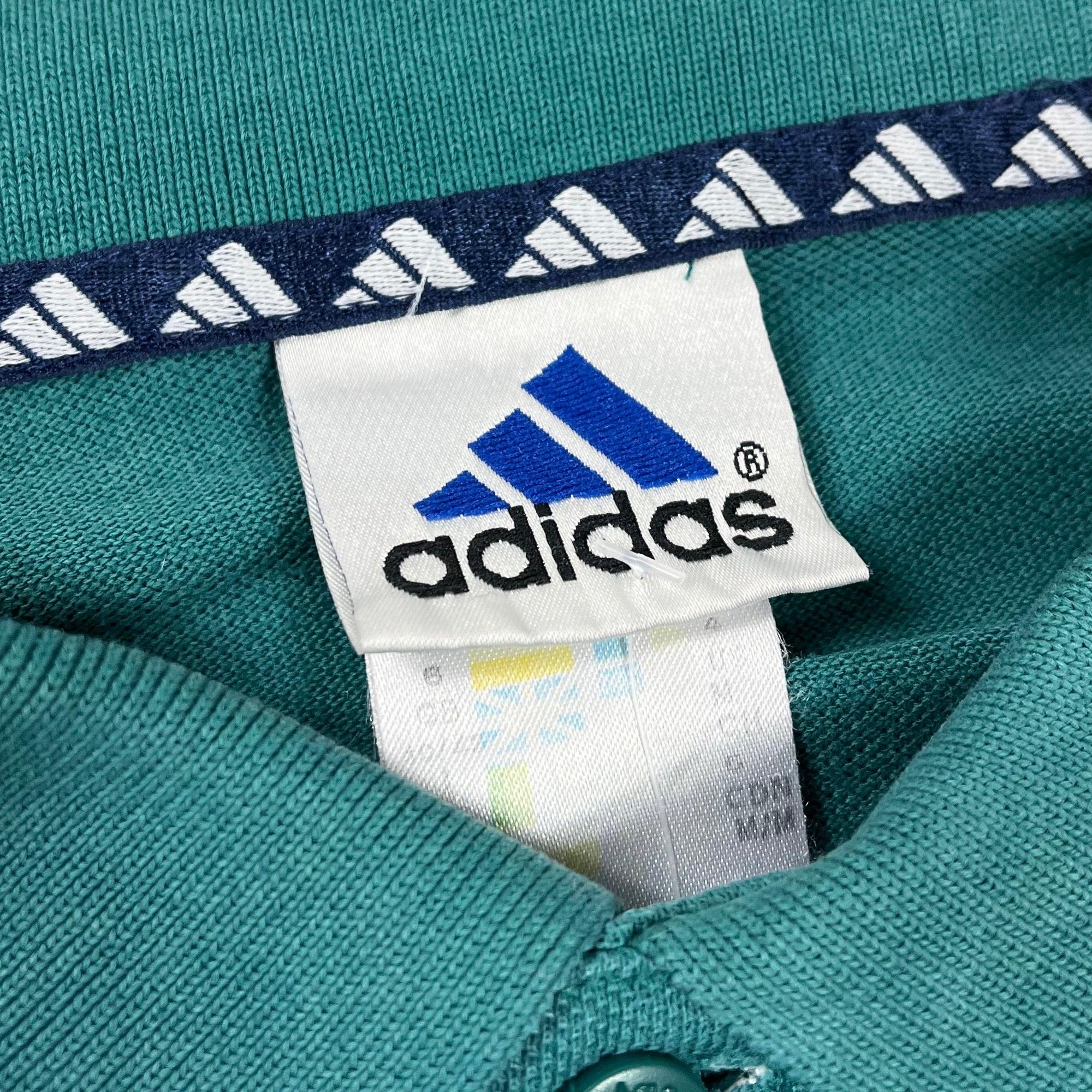 Adidas Vintage Polo Shirt Grün M - Vinverse