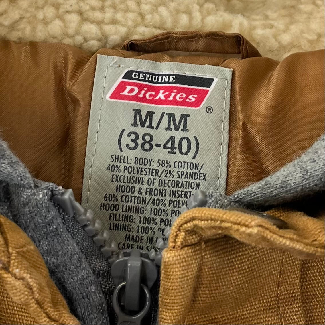 Dickies Workwear Jacke mit Kapuze Braun M - Vinverse