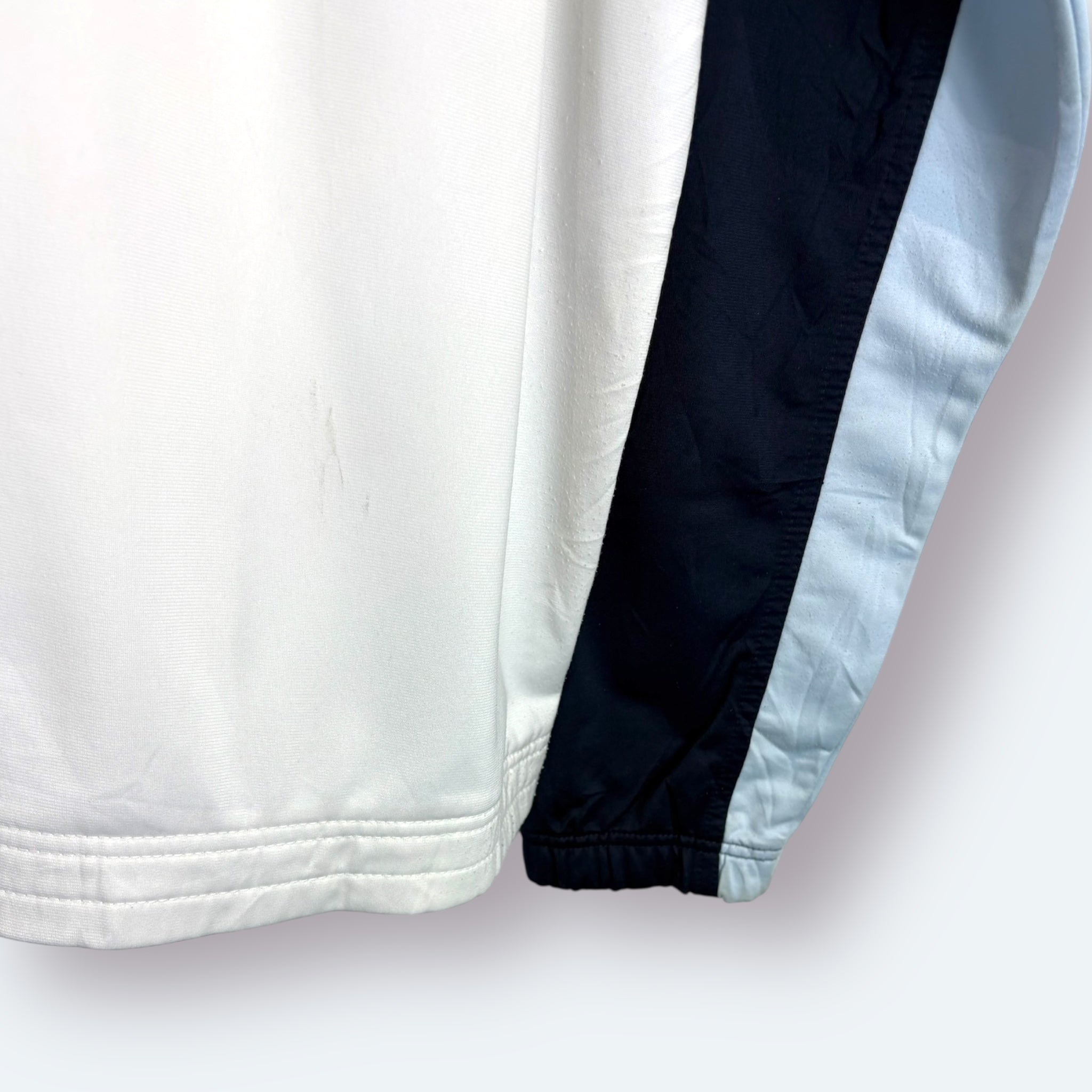 Nike 2000s Trainingsjacke Weiß Blau L - Vinverse