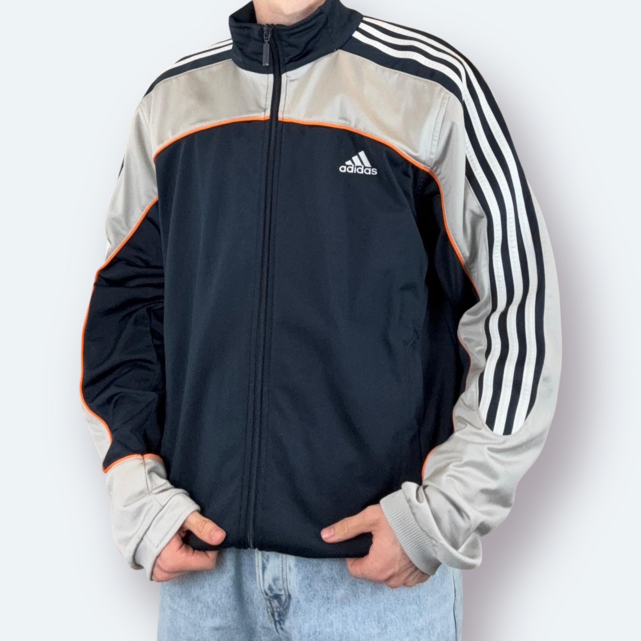 Adidas 2006 Trainingsjacke bestickt Marineblau L - Vinverse