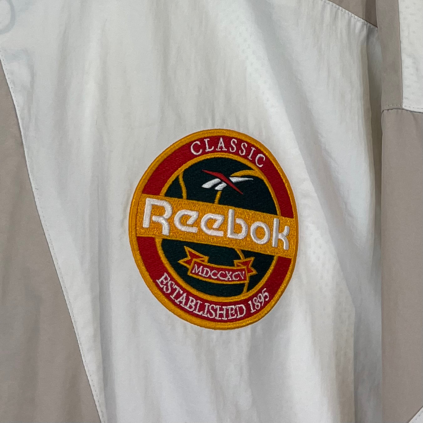 Reebok 90s Vintage Trainingsjacke Weiß M - Vinverse