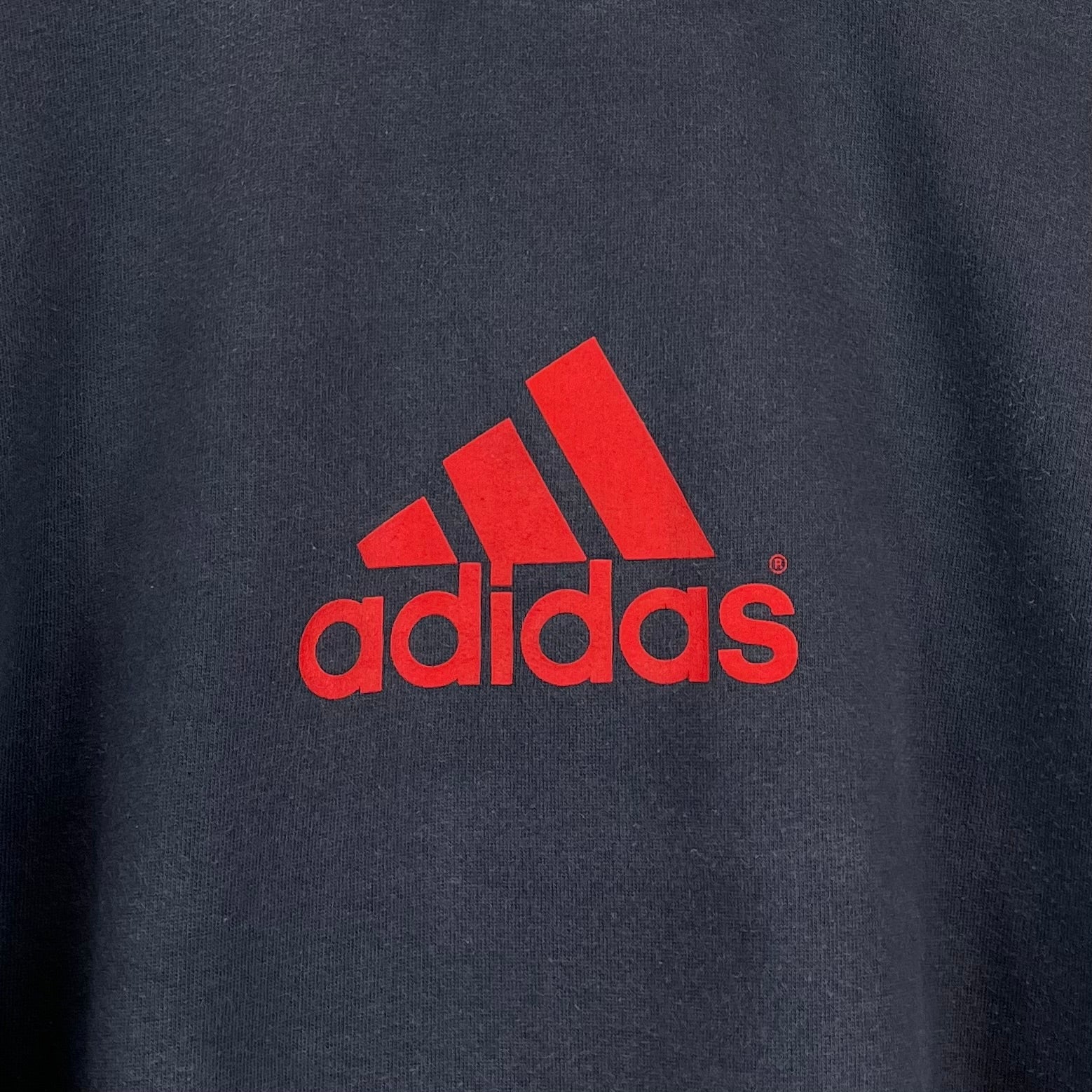 Adidas 90s Vintage Print Sweater Schwarz M - Vinverse