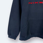 Nike 90s Vintage Hoodie Marineblau L - Vinverse