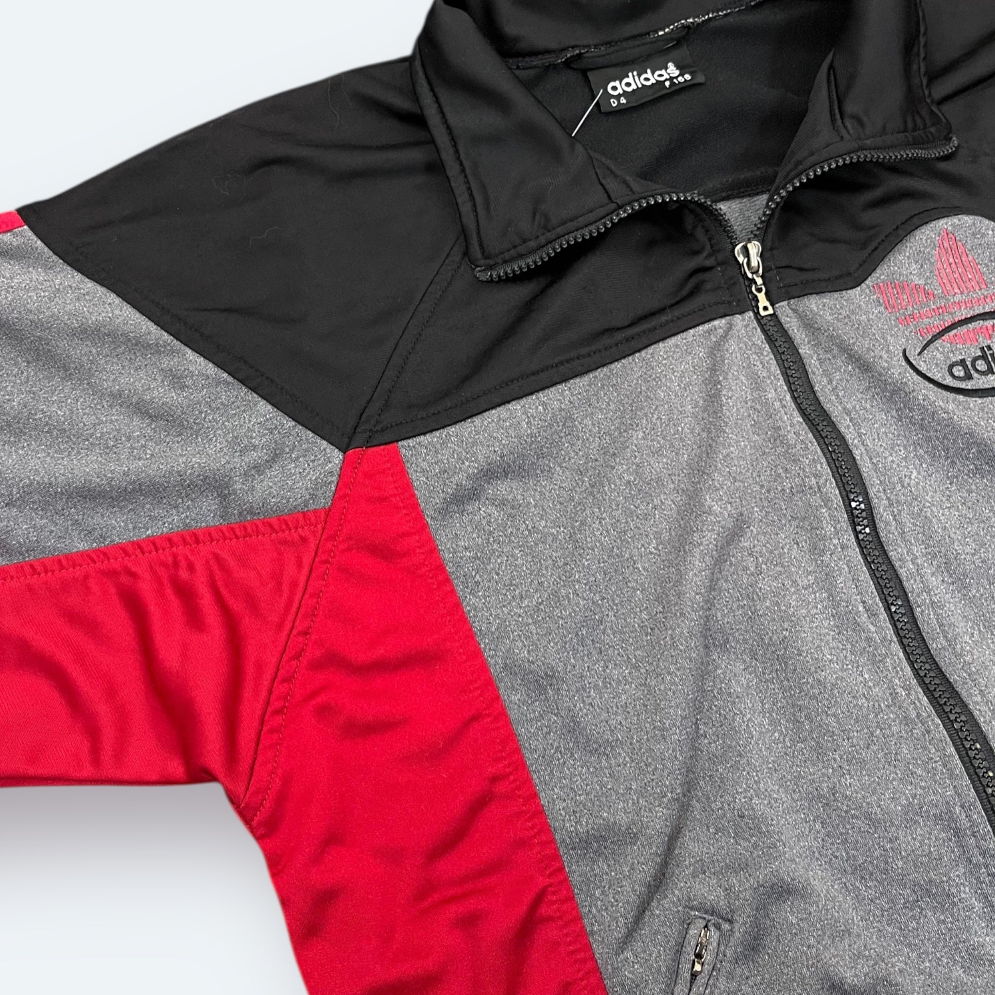 Adidas 80er Vintage Trainingsjacke bestickt S - Vinverse