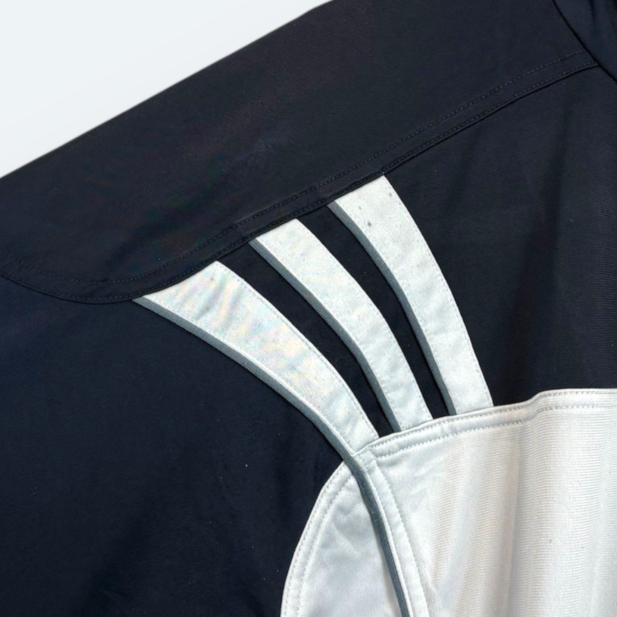 Adidas Vintage Trainingsjacke Grau Schwarz S - Vinverse