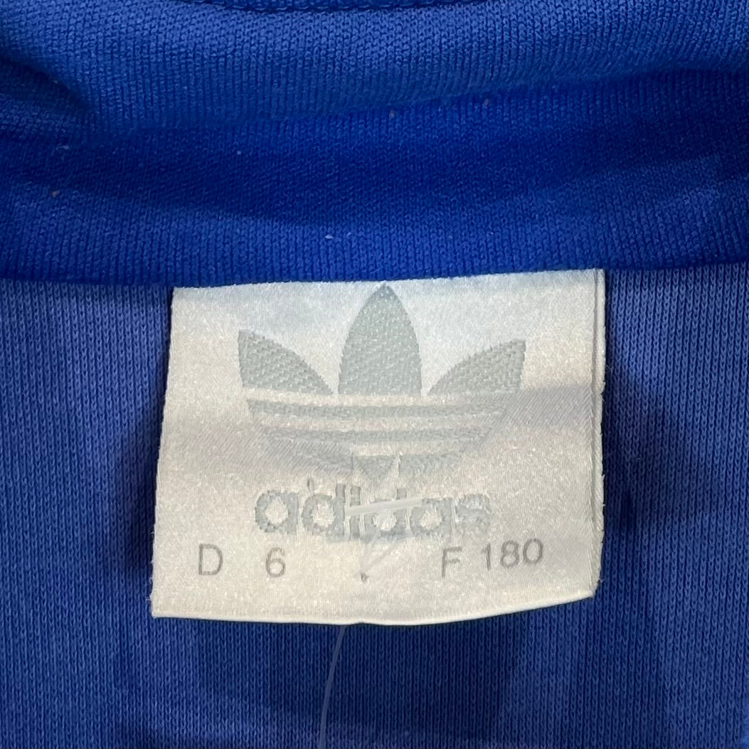 Adidas 80er Vintage Trainingsjacke Blau L - Vinverse