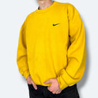 Nike Vintage Sweater 90s Gelb L - Vinverse