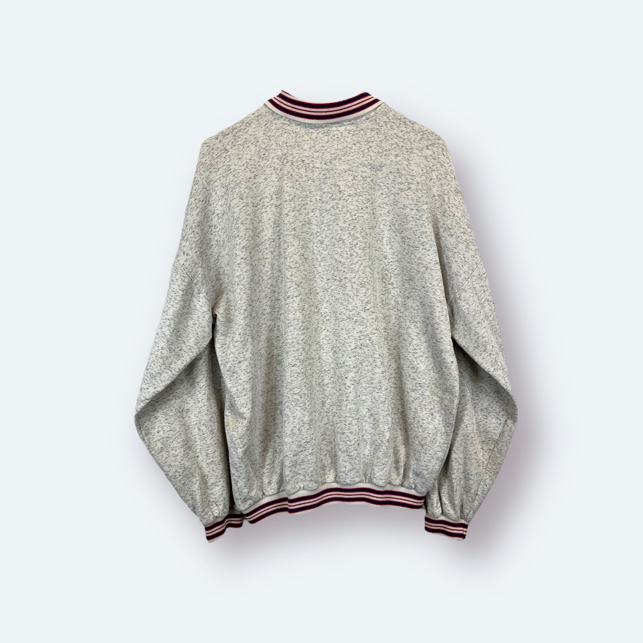 Nike 90er Vintage Sweater bestickt Grau S - Vinverse